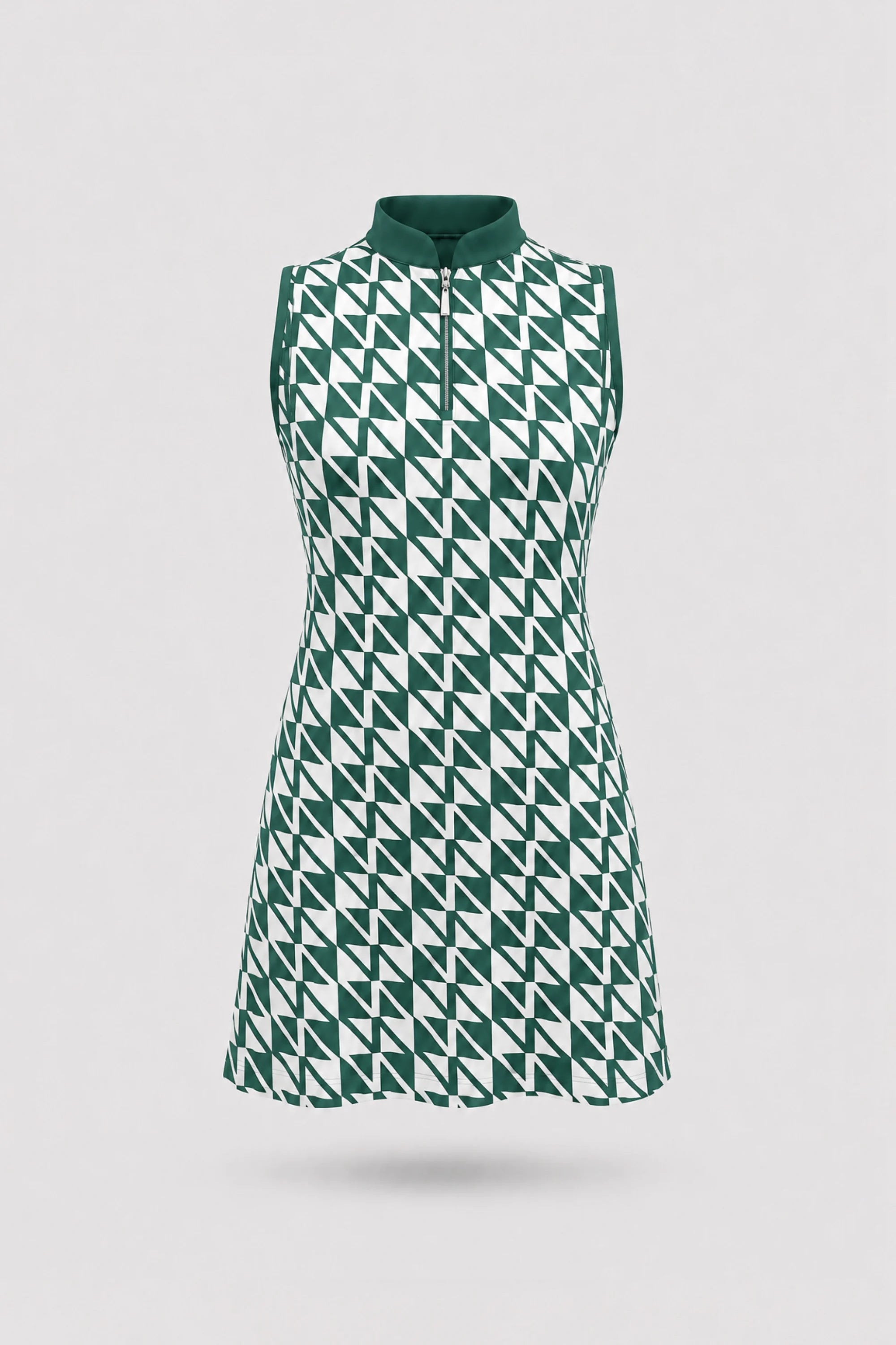 green and white golf dress Women’s Sleeveless Zip – Signature Size:39 Men's Size Ladies golf apparel. Best Sellers SH AUSTEN DRESS