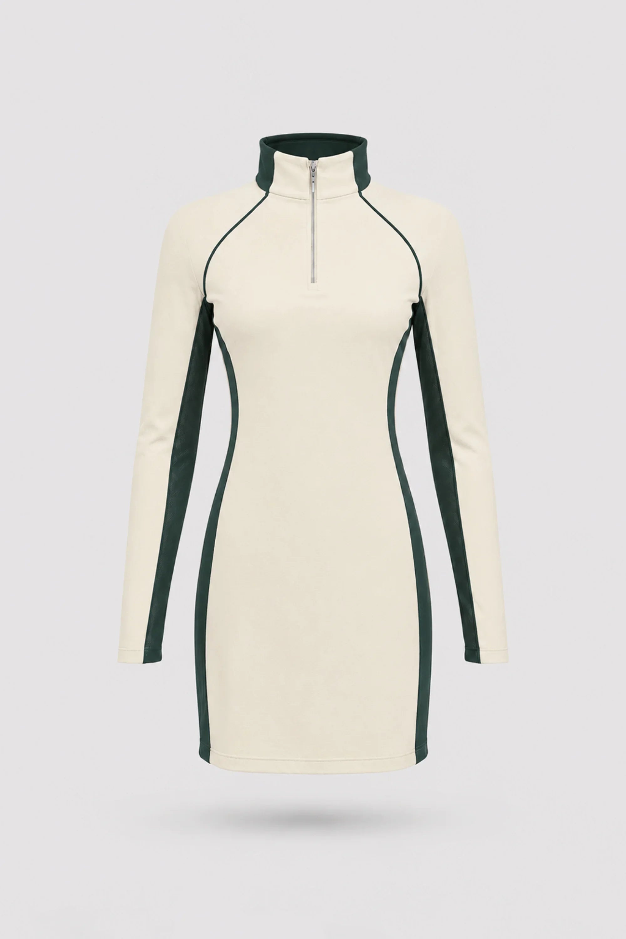 Women's Long Sleeve Golf Dress - Cream