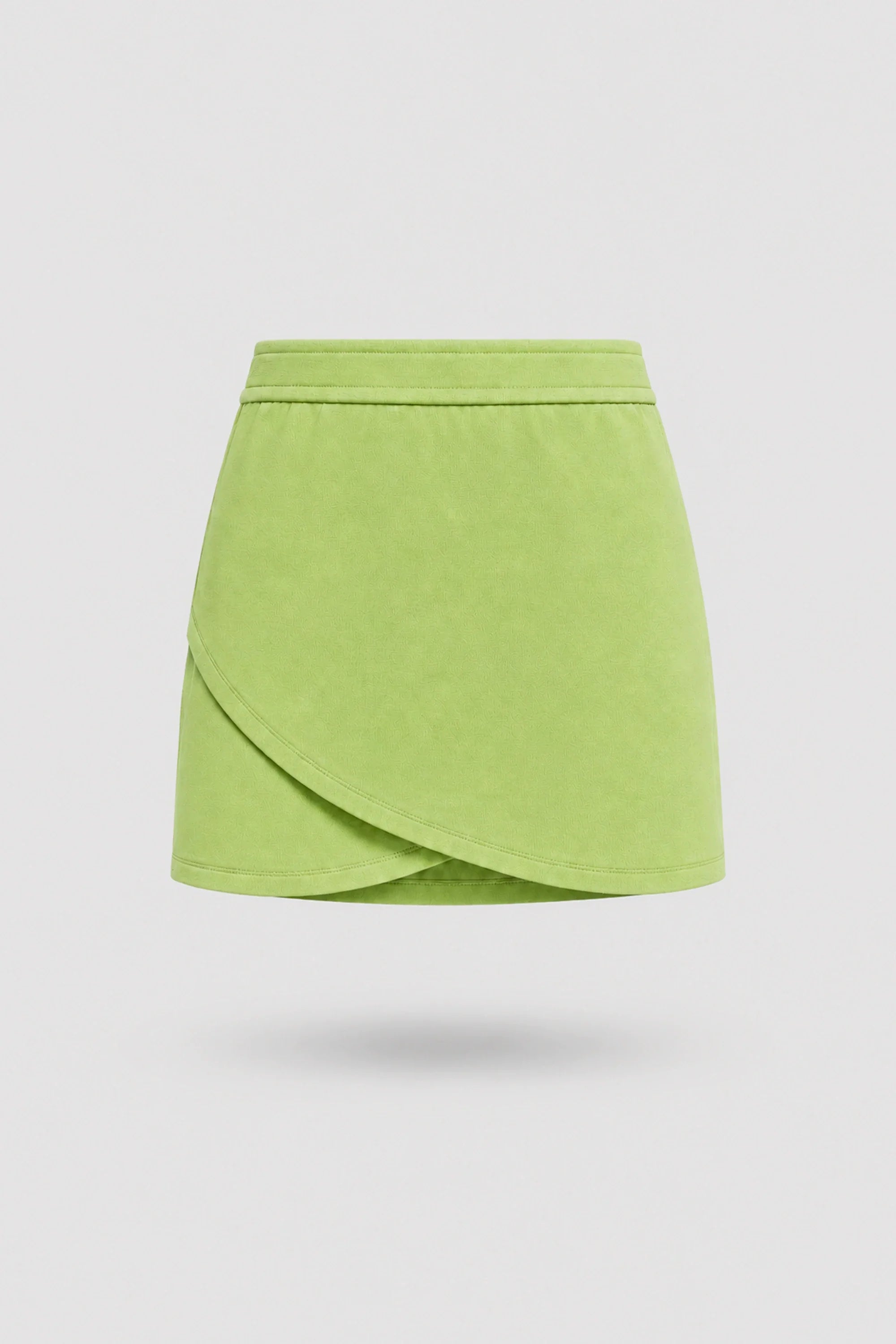 The Sculpt Wrap Golf Skort - Lime