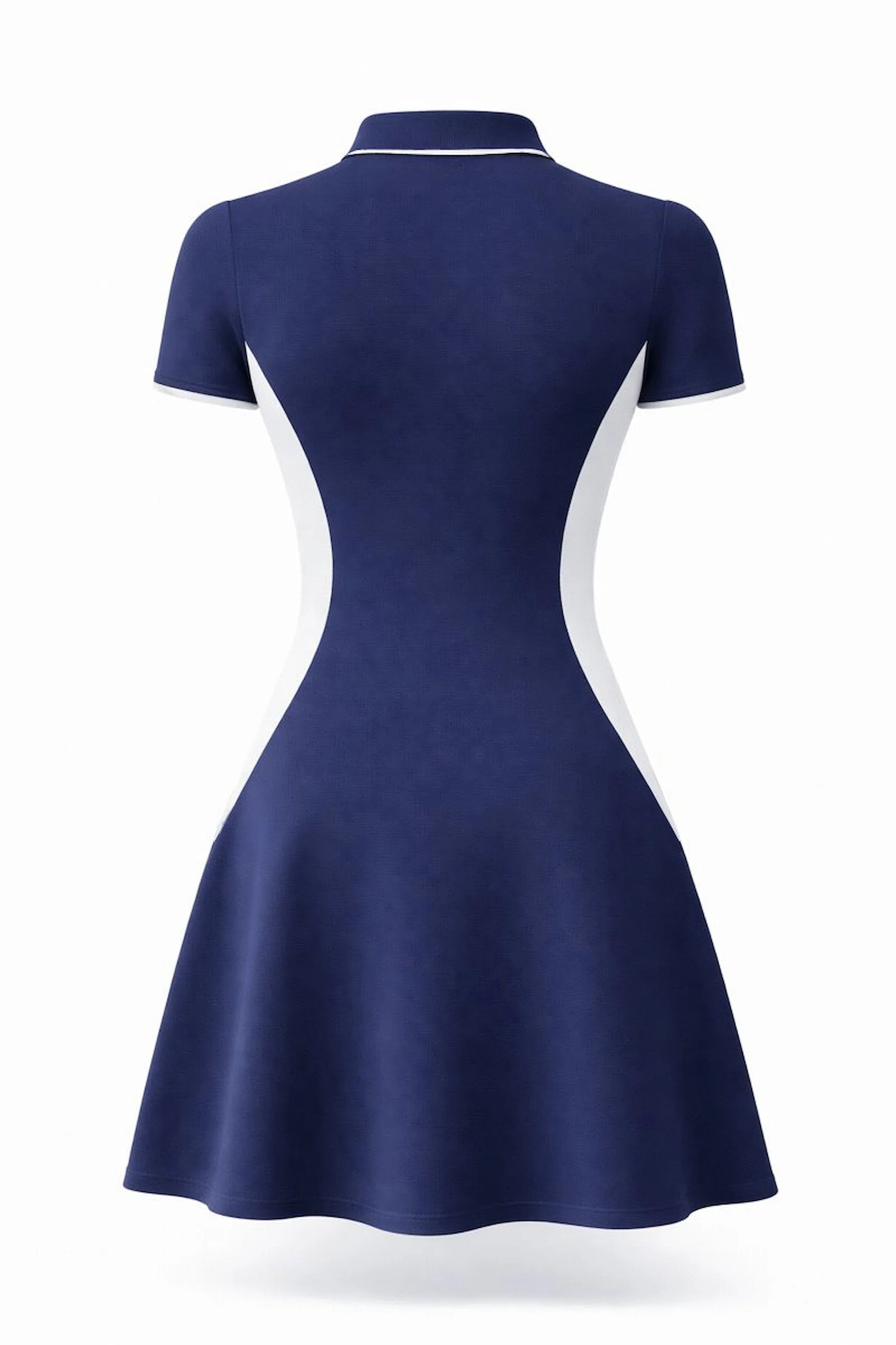 Veza Golf x Boulder Ridge 25/26 Collection Short Sleeve Dress - Midnight Navy