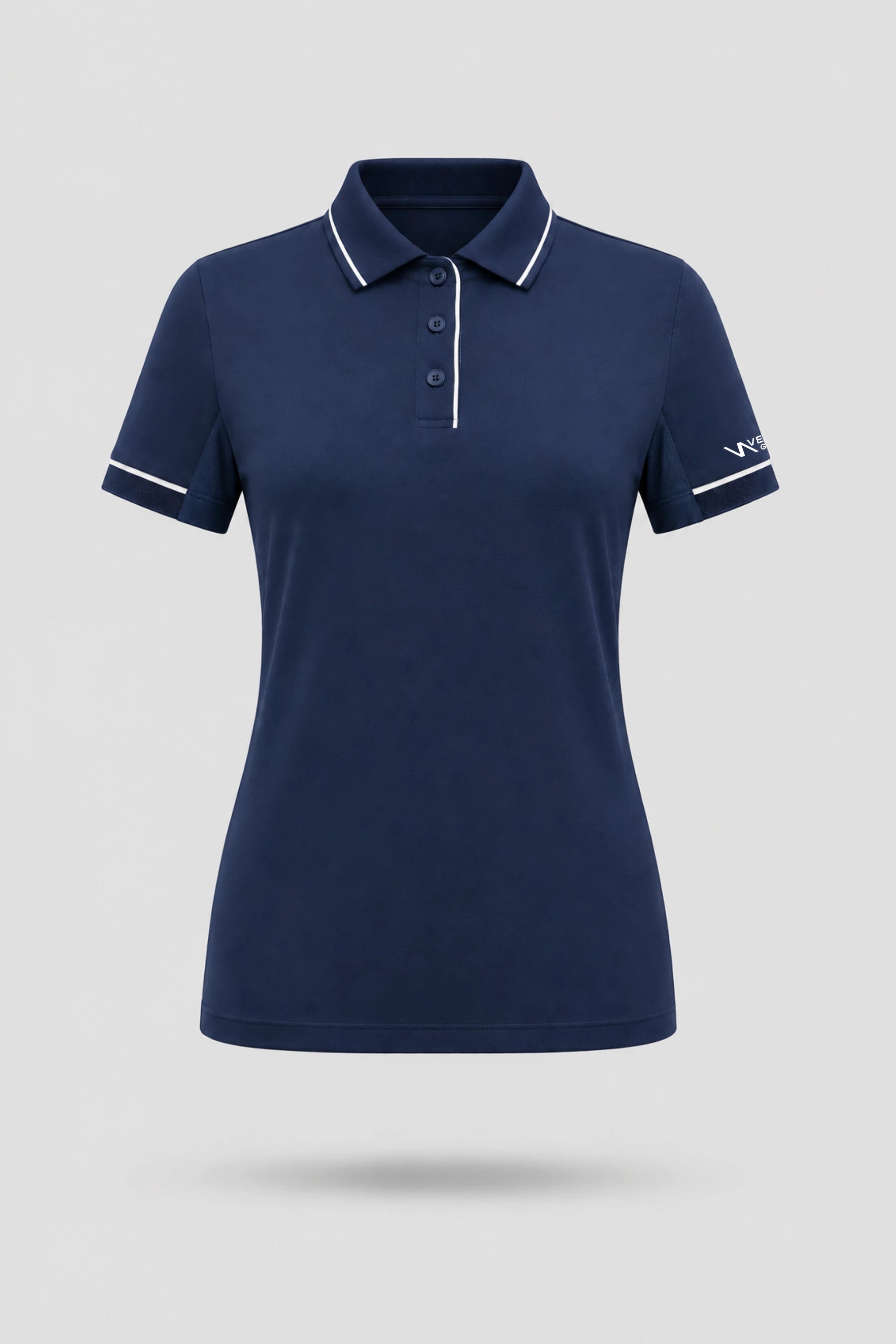 The Sculpt Golf Polo - Midnight Navy