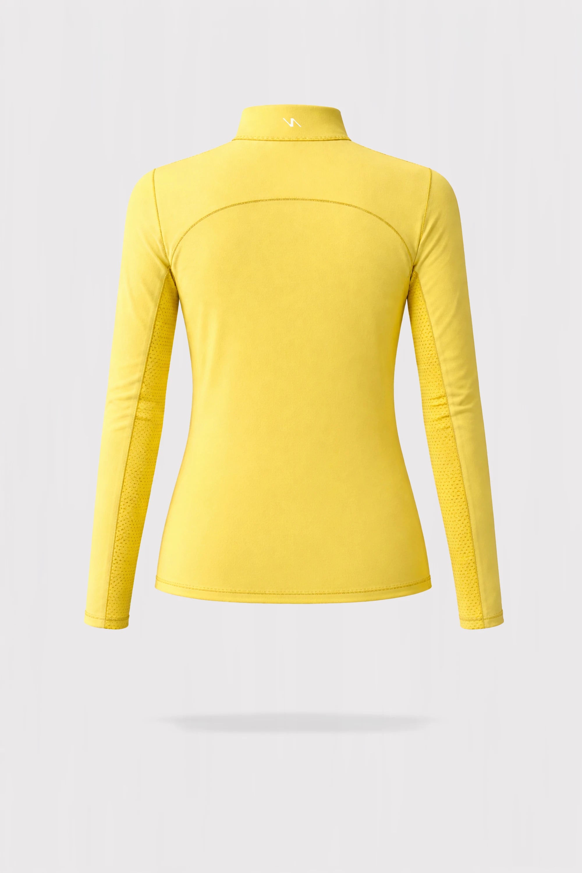 Meringue Long Sleeve Top 1/4 Zip - Yellow