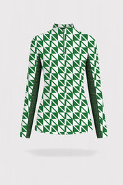 Fairway Long Sleeve Top 1/4 Zip - Signature Green