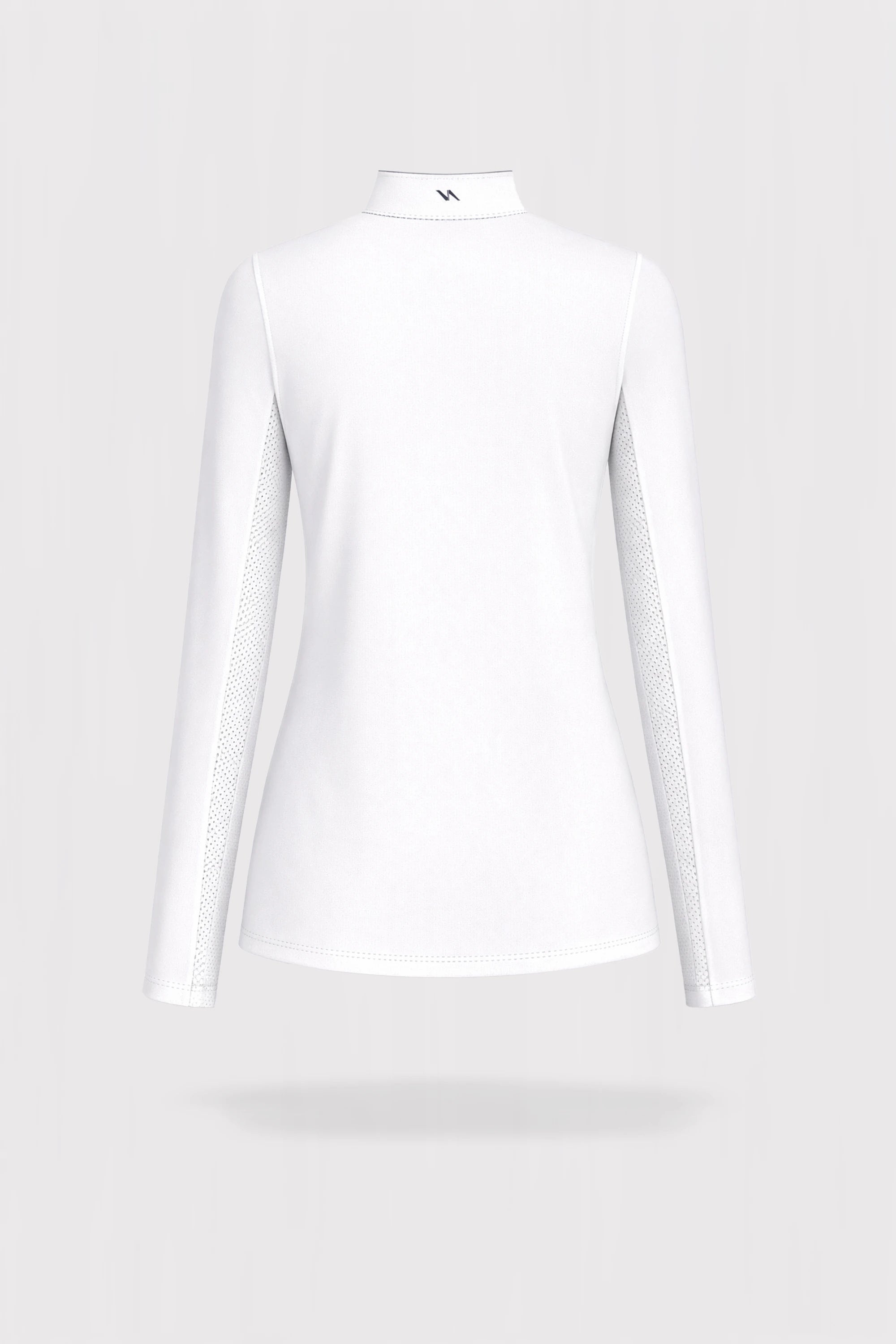 Fairway Long Sleeve Top 1/4 Zip - White
