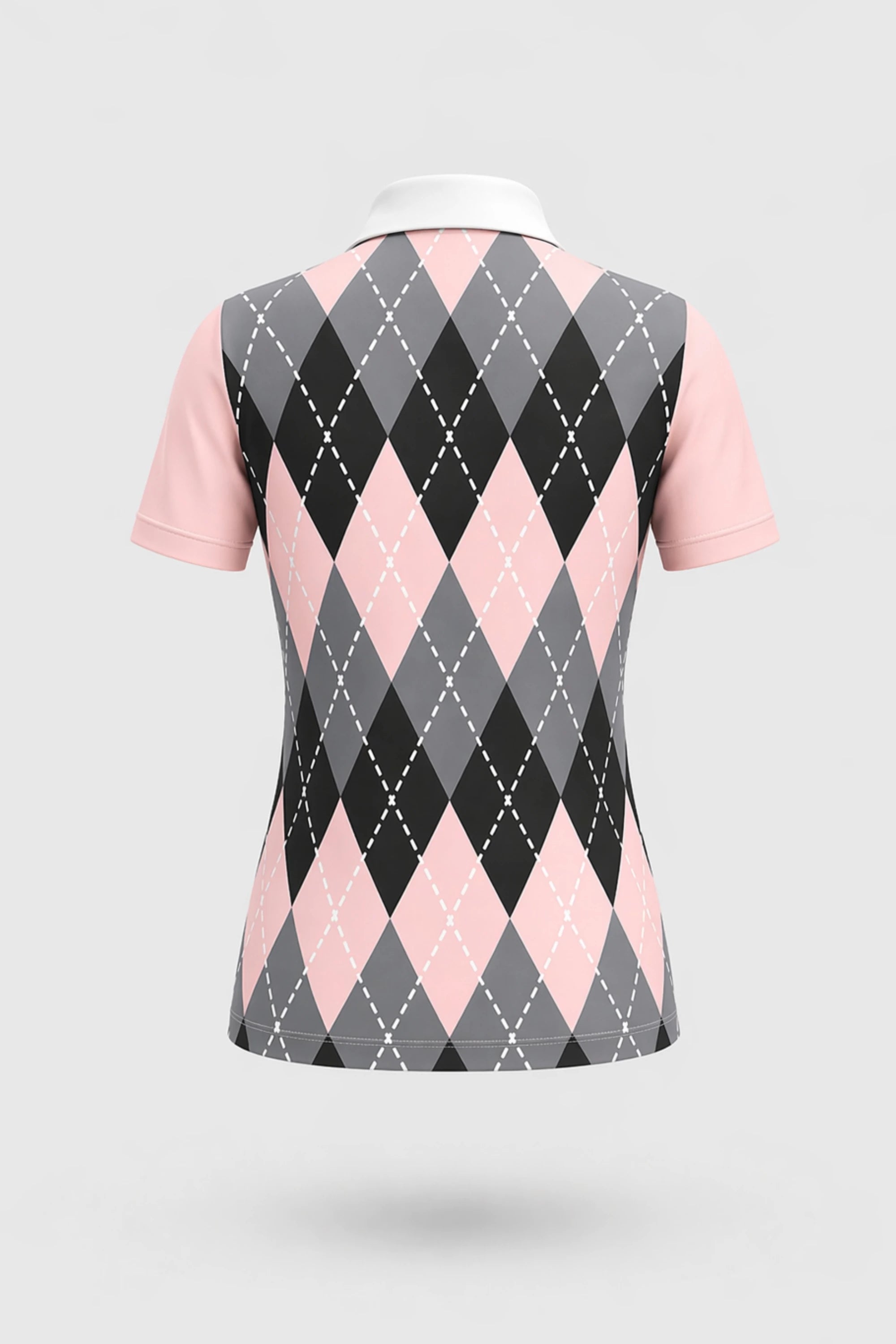 The Sculpt Golf Polo - Argyle