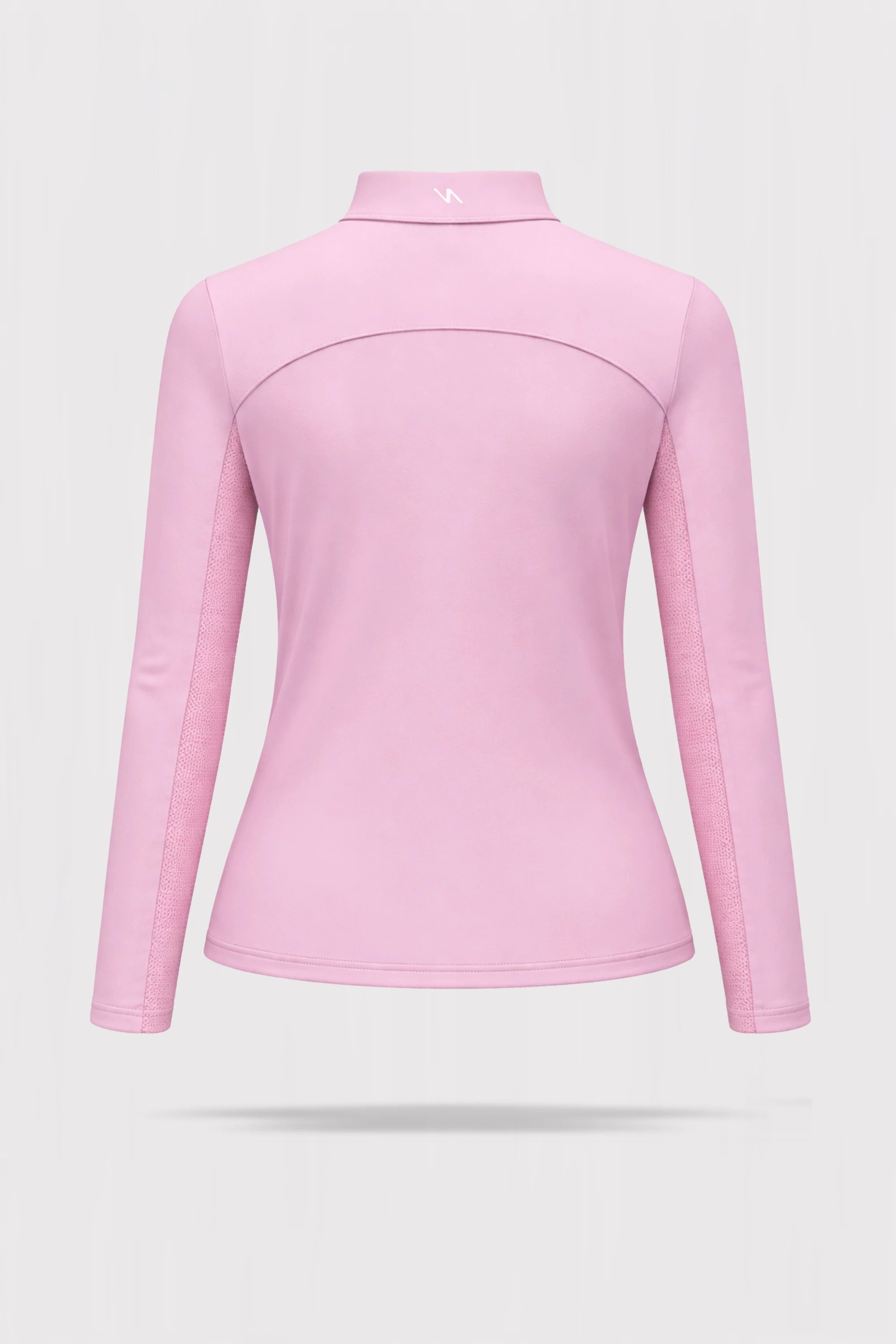 Rosé Long Sleeve Top 1/4 Zip - Pink
