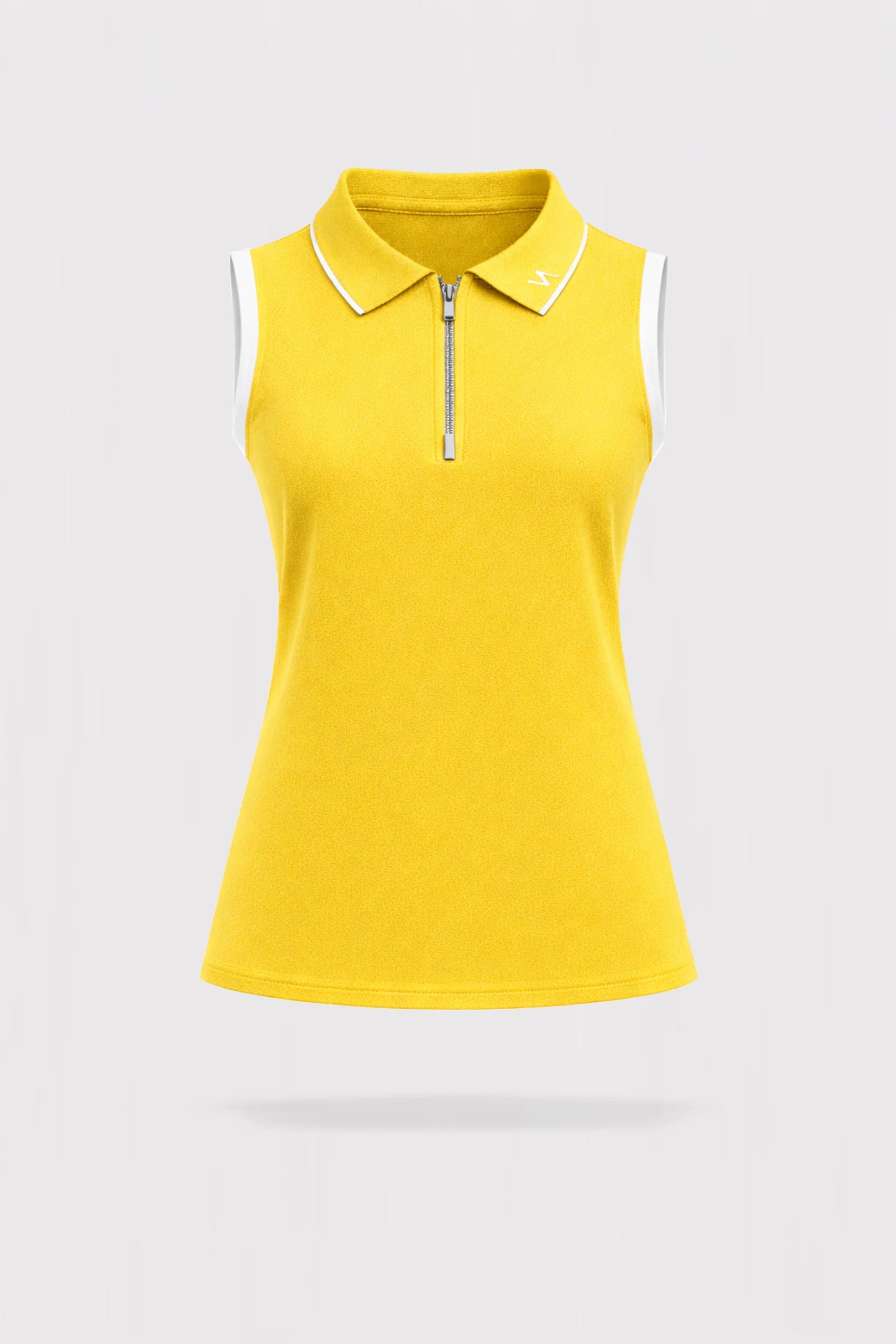 Meringue Sleeveless Polo - Yellow