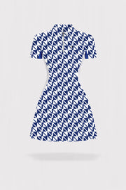 Sapphire Short Sleeve Dress - Signature Blue