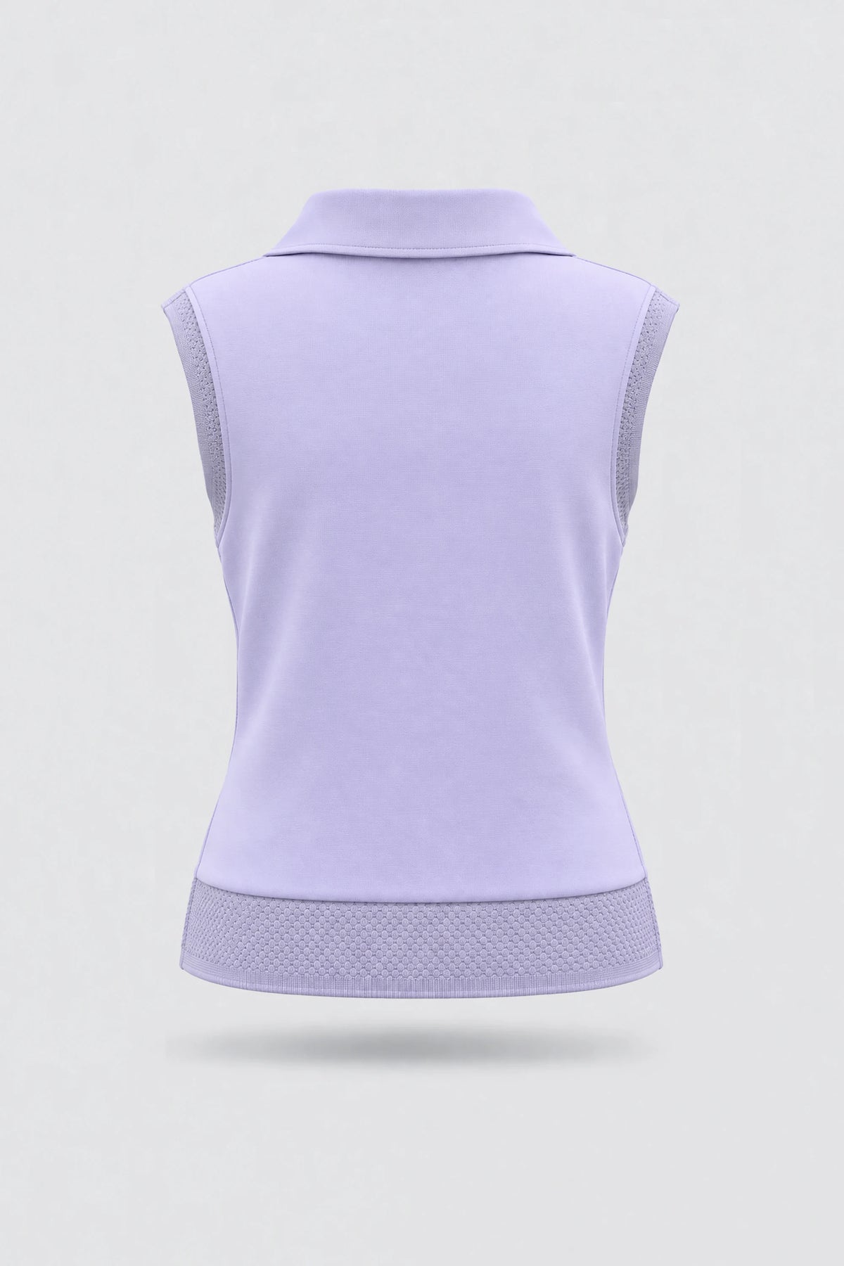 Convertible Collar Golf Vest - Lavender