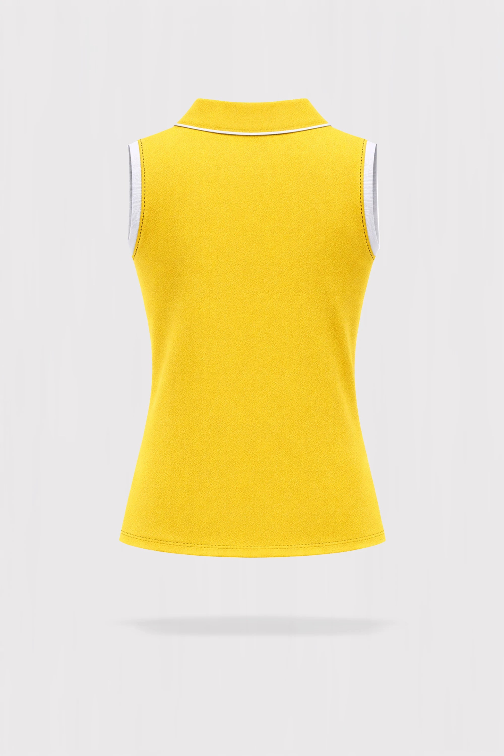 Meringue Sleeveless Polo - Yellow