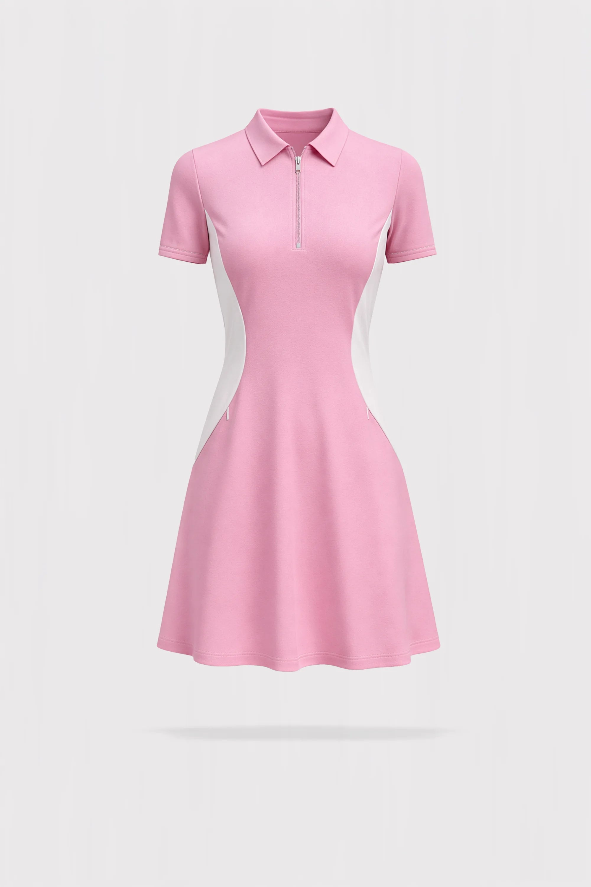 Rosé Short Sleeve Dress - Pink
