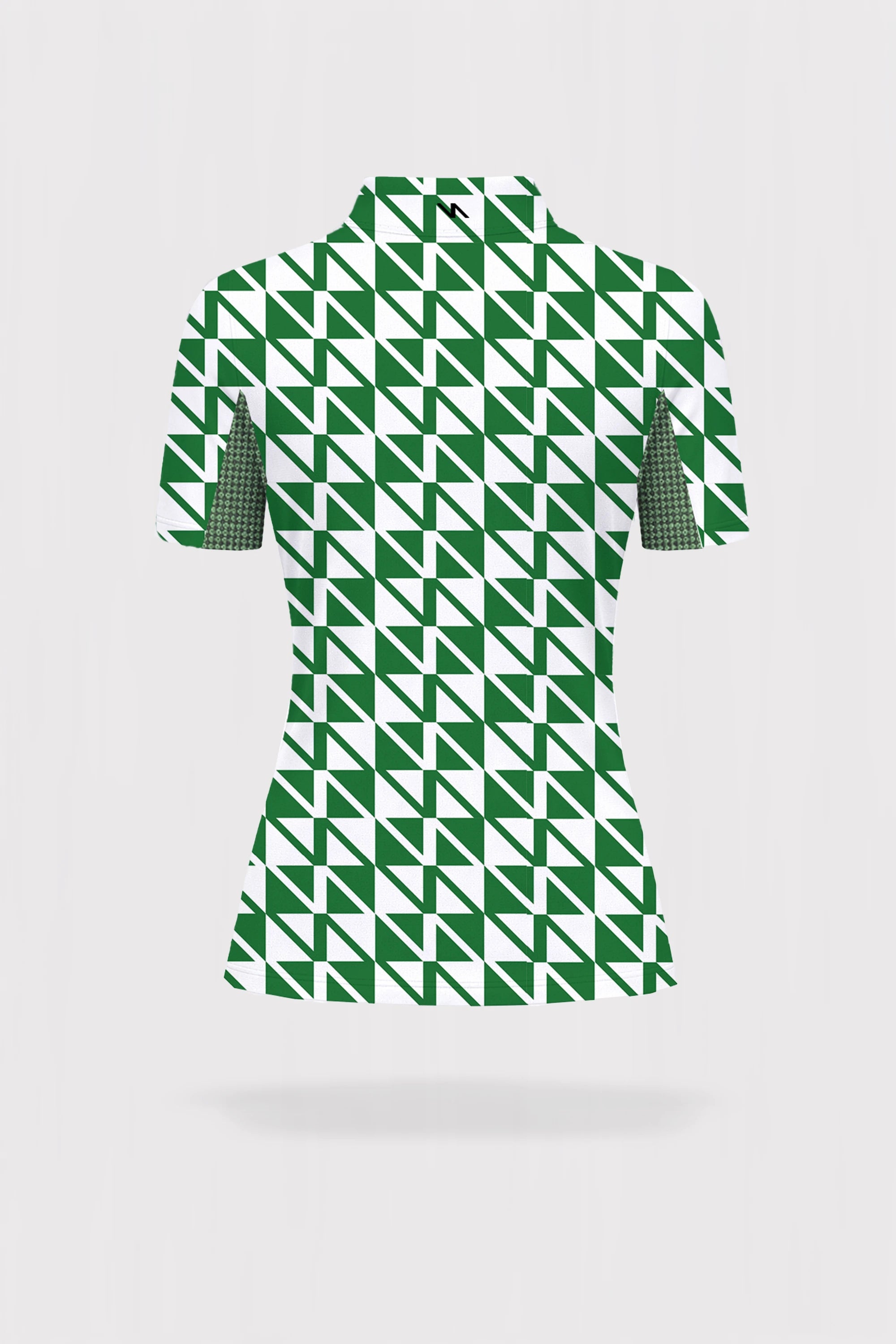 Fairway Stand Collar Short Sleeve Top Quarter Zip - Signature Green