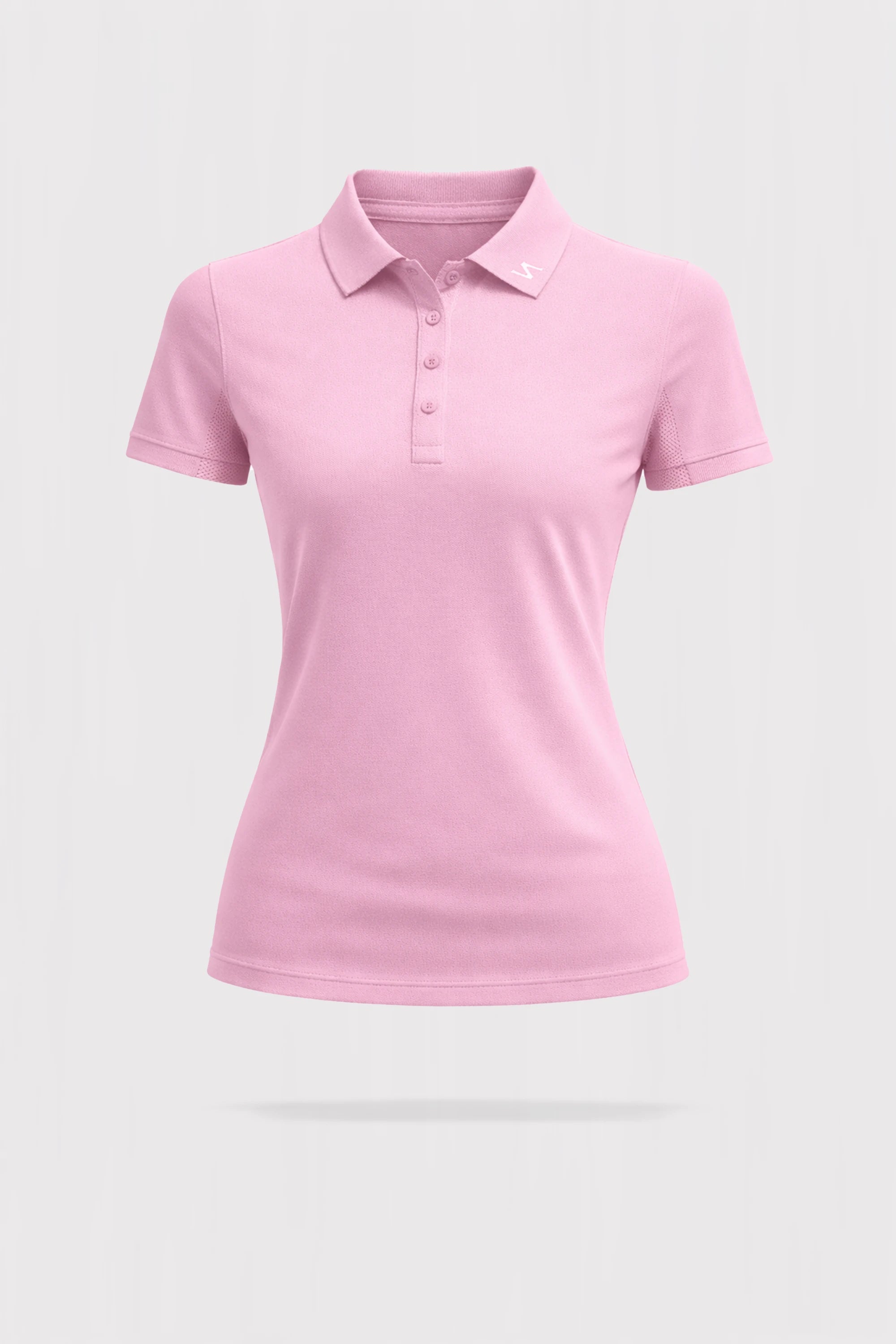 Rosé Short Sleeve Polo - Pink