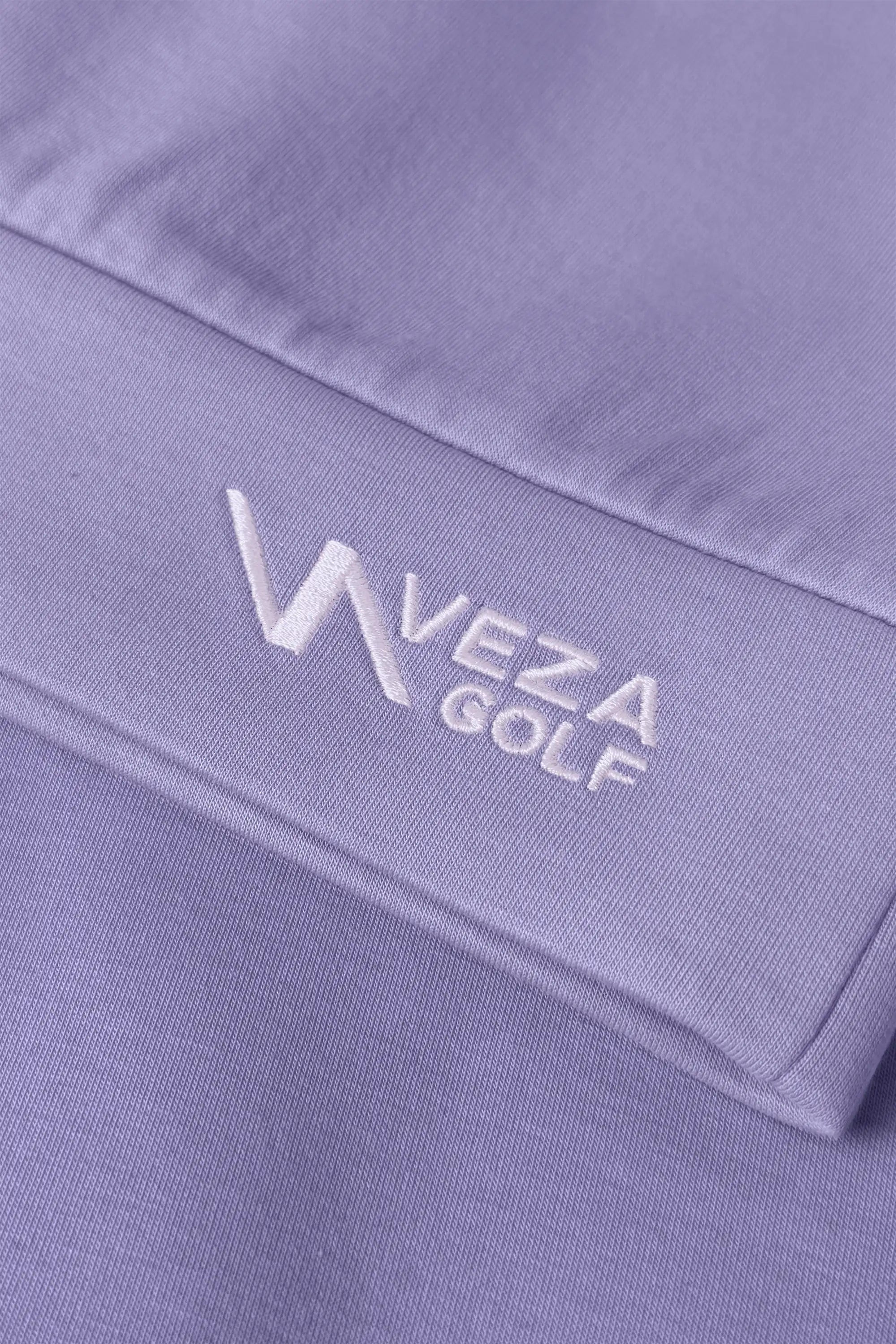 Mock Neck Henley Sweatshirt - Lavender