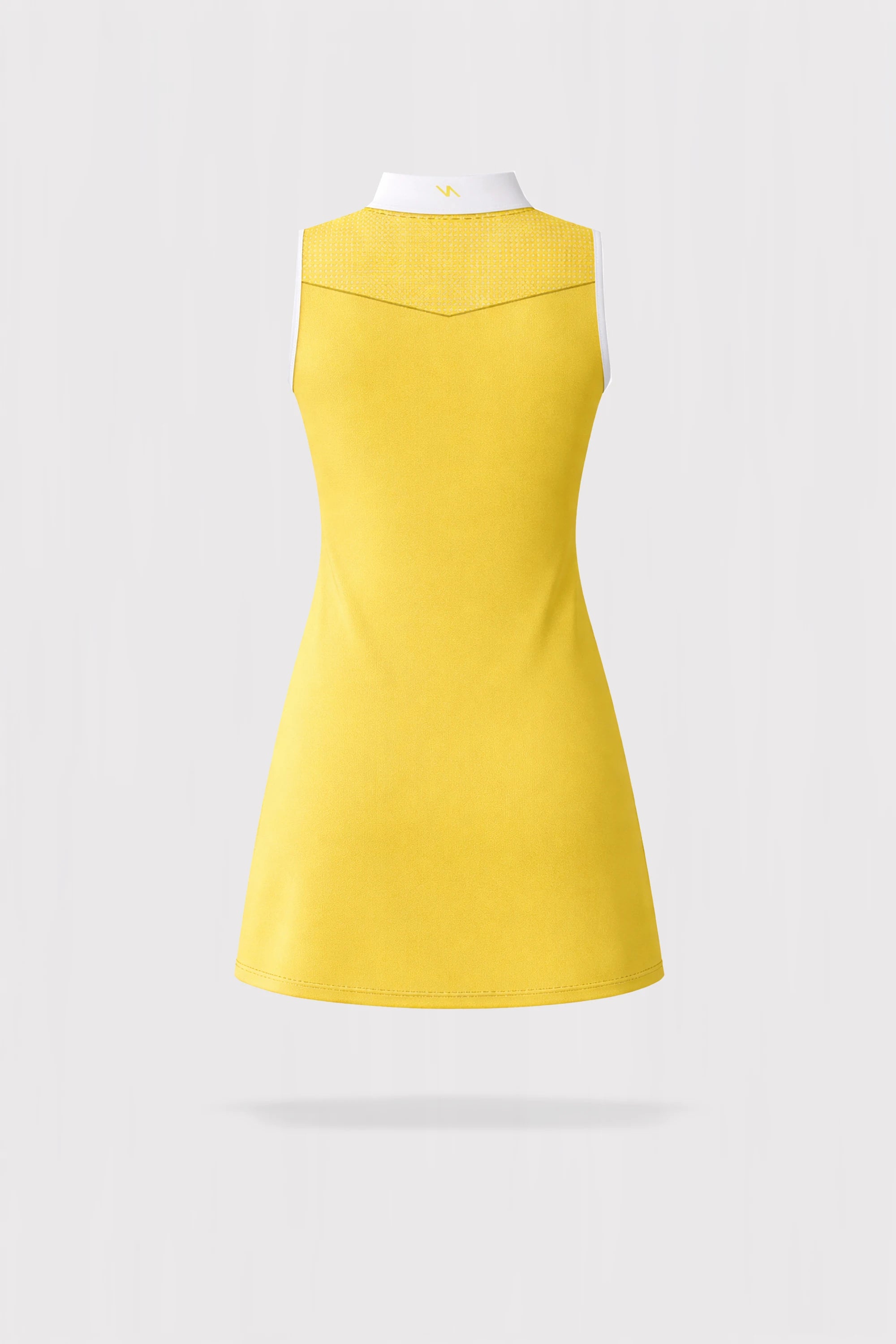 Meringue Sleeveless Dress - Yellow