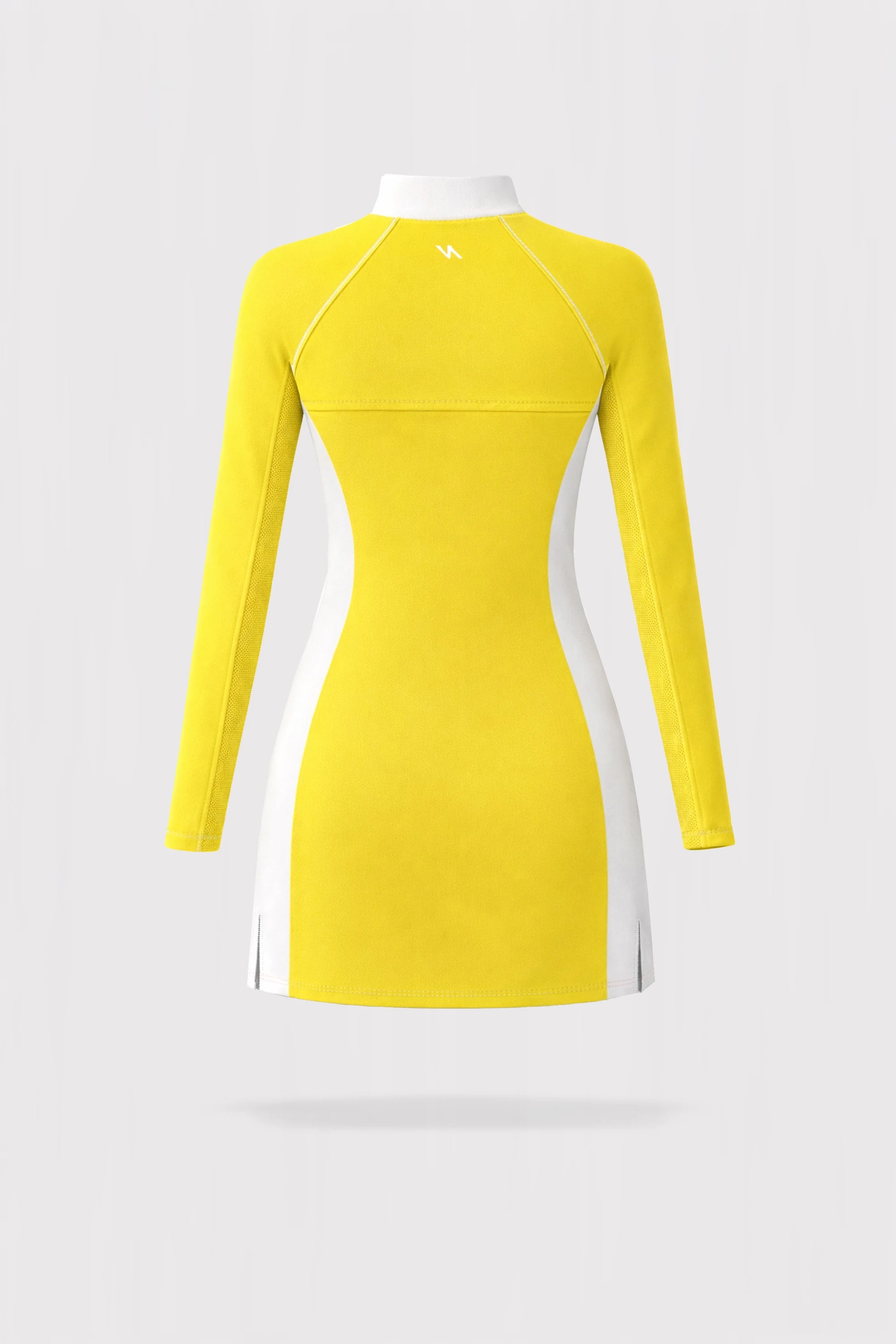 Meringue Long Sleeve Dress - Yellow