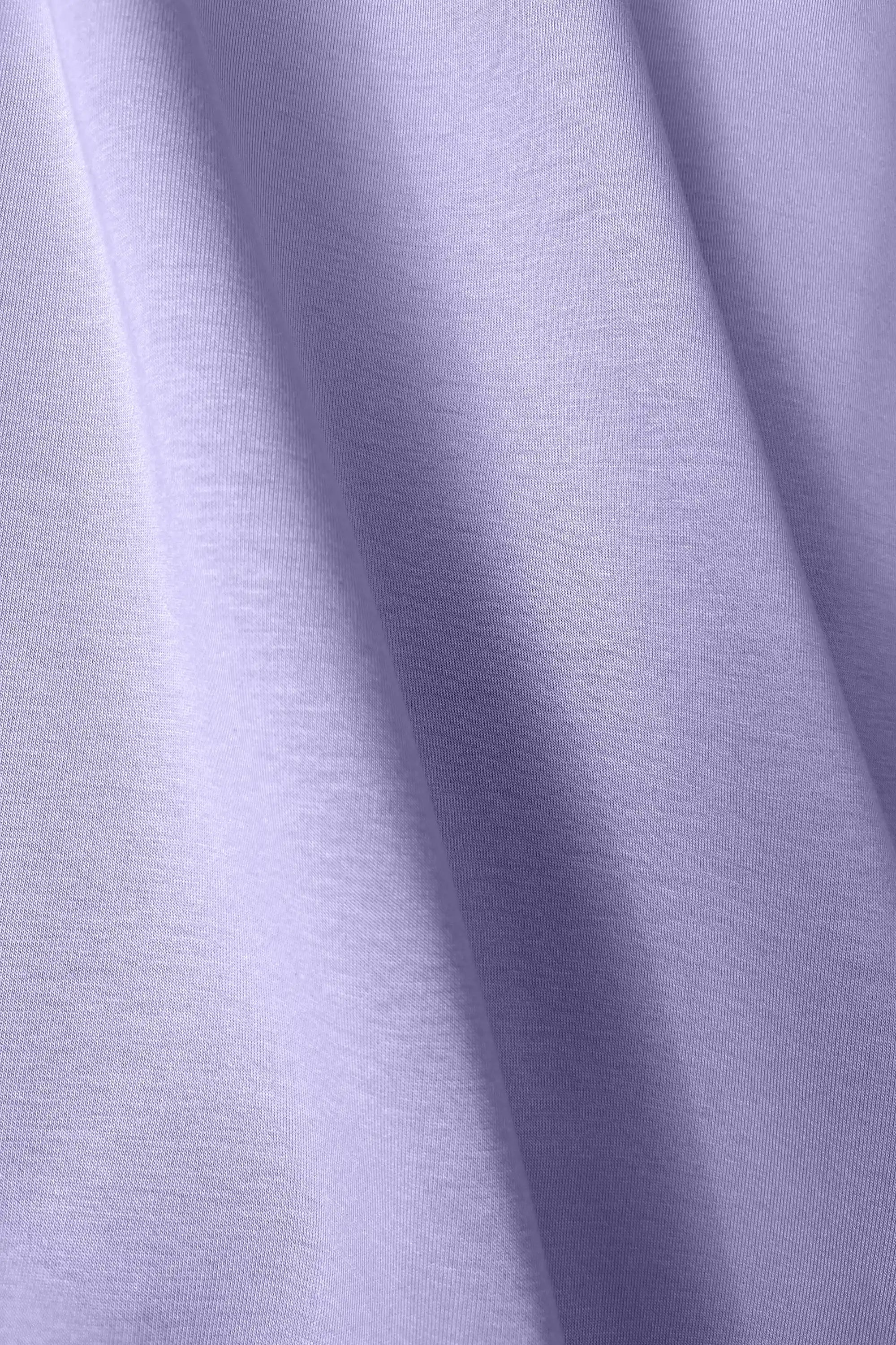 Mock Neck Polo Top - Lavender