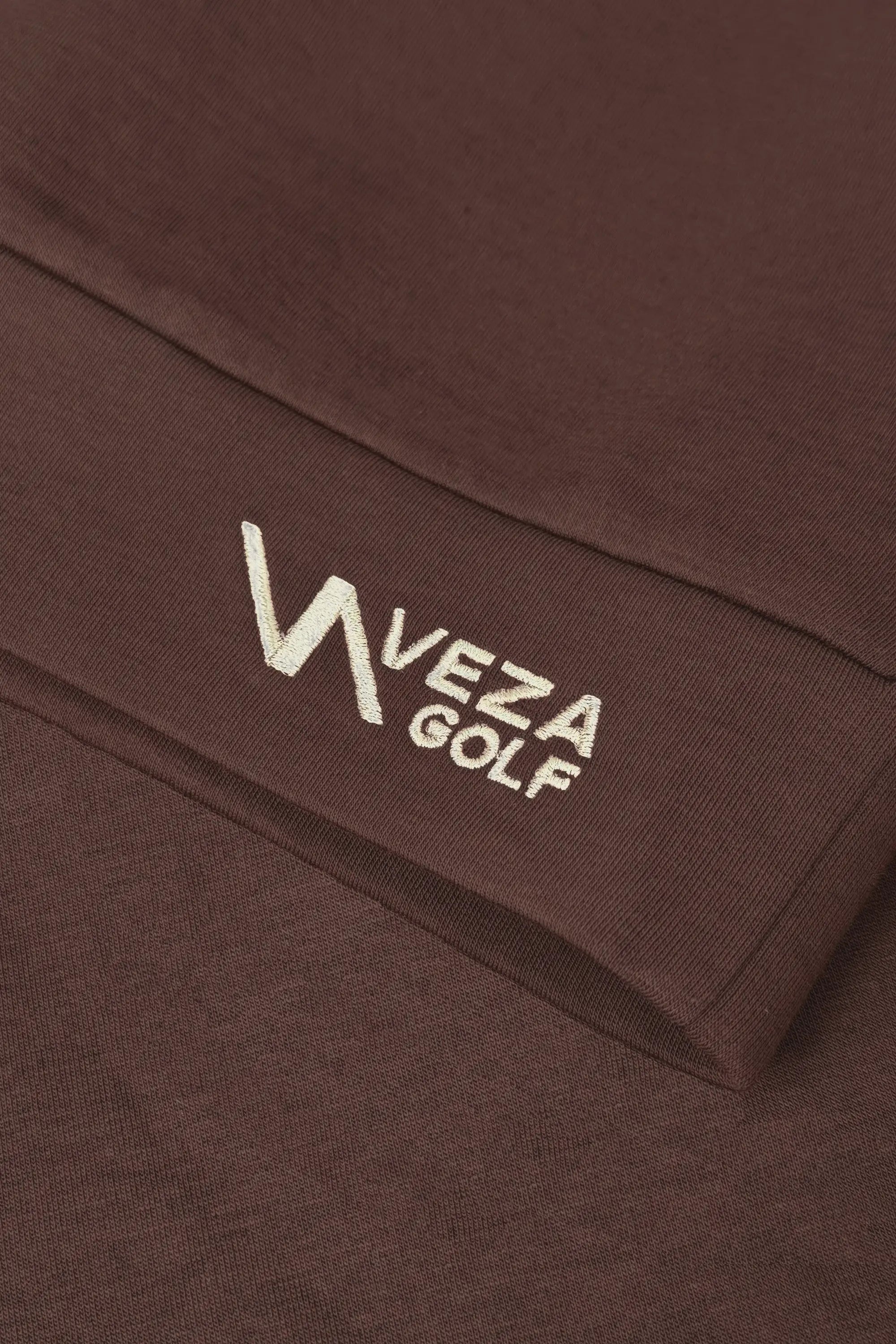 Mock Neck Henley Sweatshirt - Rich Cocoa