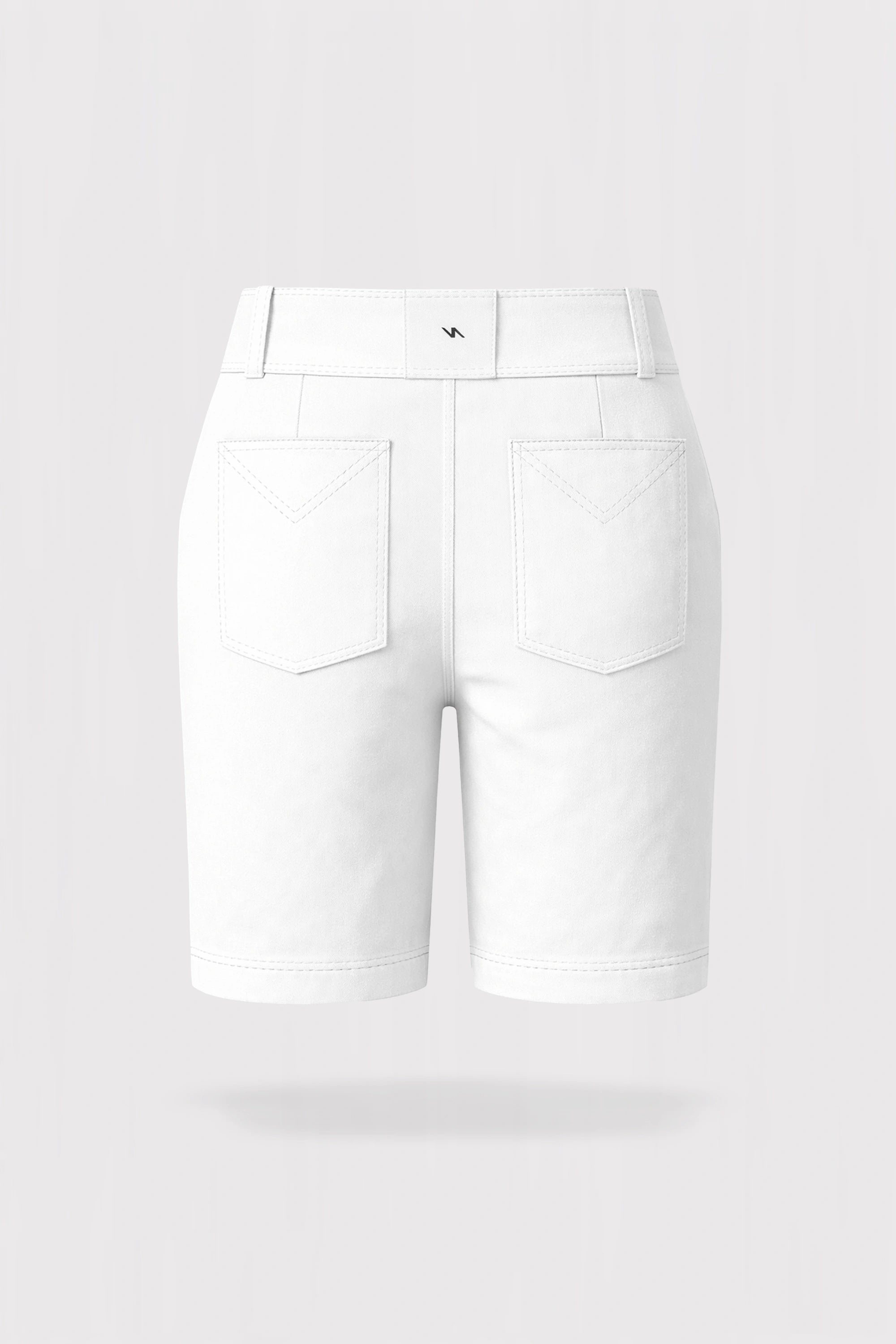 The Tailored Utility Bermuda - Classic White