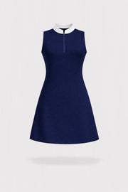 Sapphire Sleeveless Dress - Navy