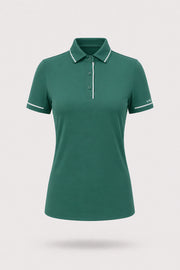 The Sculpt Golf Polo - Green