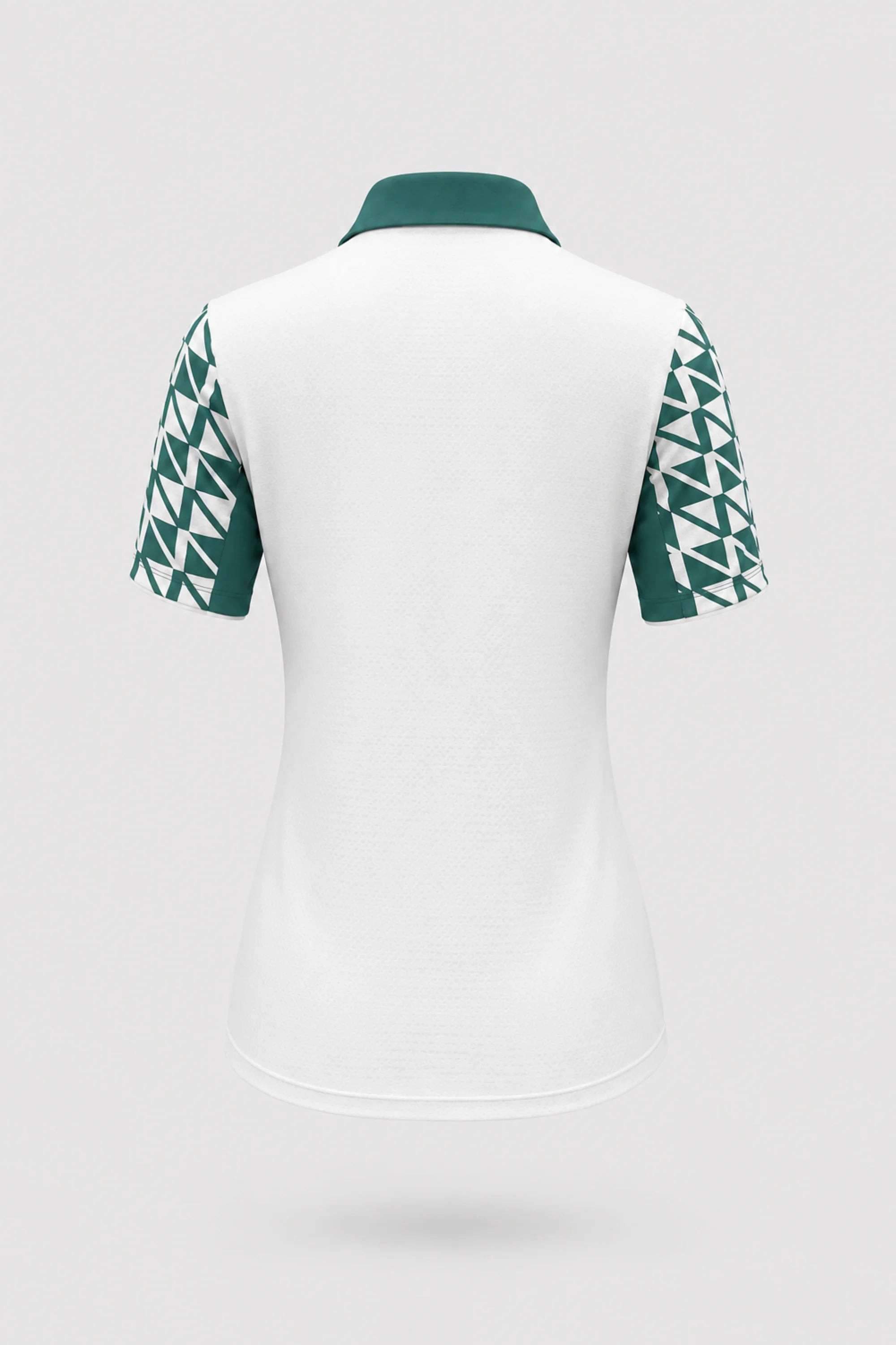 The Contour Zip Neck Top - Signature Green