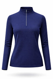 Veza Golf x Boulder Ridge 25/26 Collection Long Sleeve Top 1/4 Zip - Midnight Navy