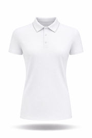 Veza Golf x Boulder Ridge 25/26 Collection Short Sleeve Polo - Classic White