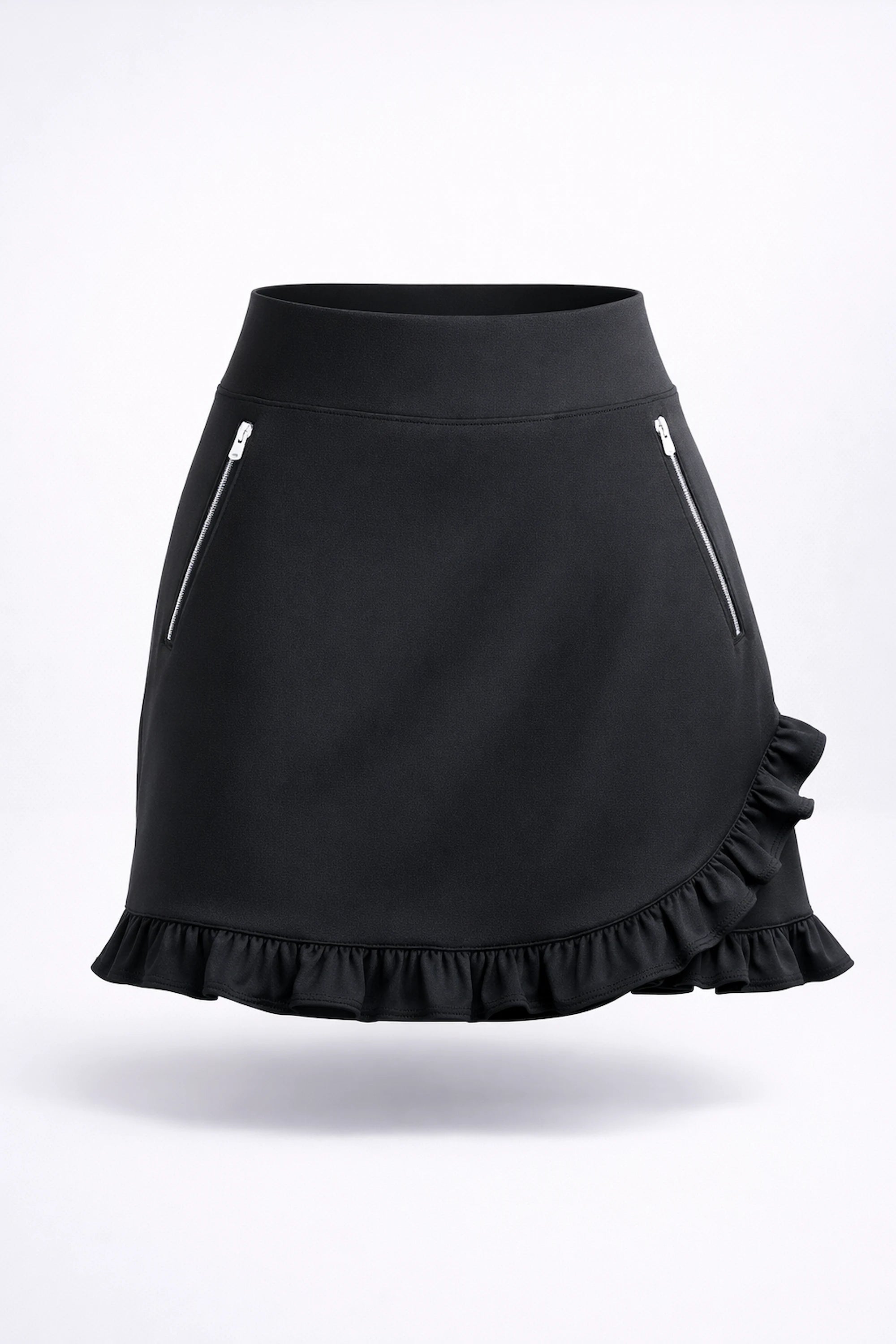 Women’s Ruffle Hem Performance UPF 50+ Skort 17" - Black