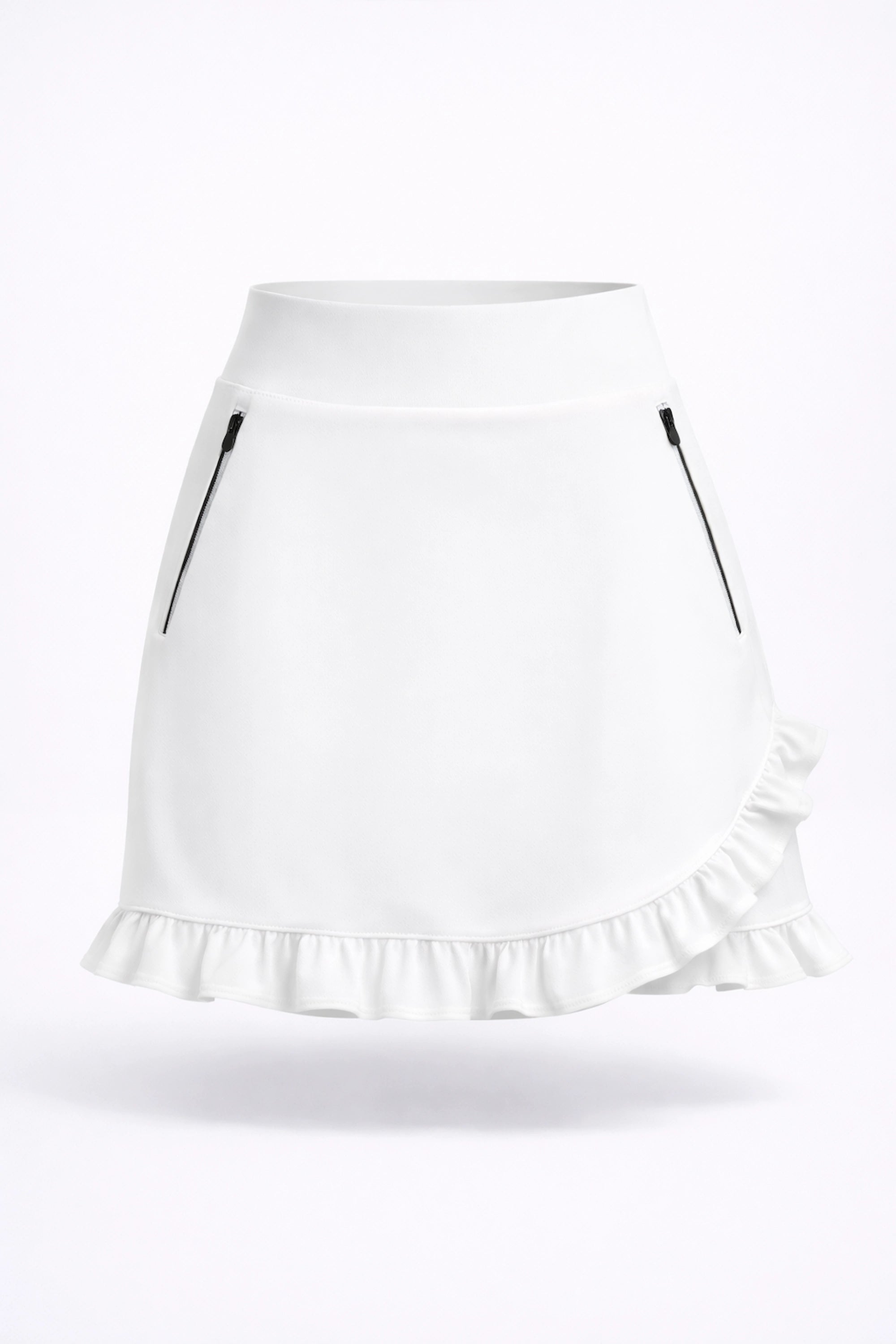 Women’s Ruffle Hem Performance UPF 50+ Skort 17" - White