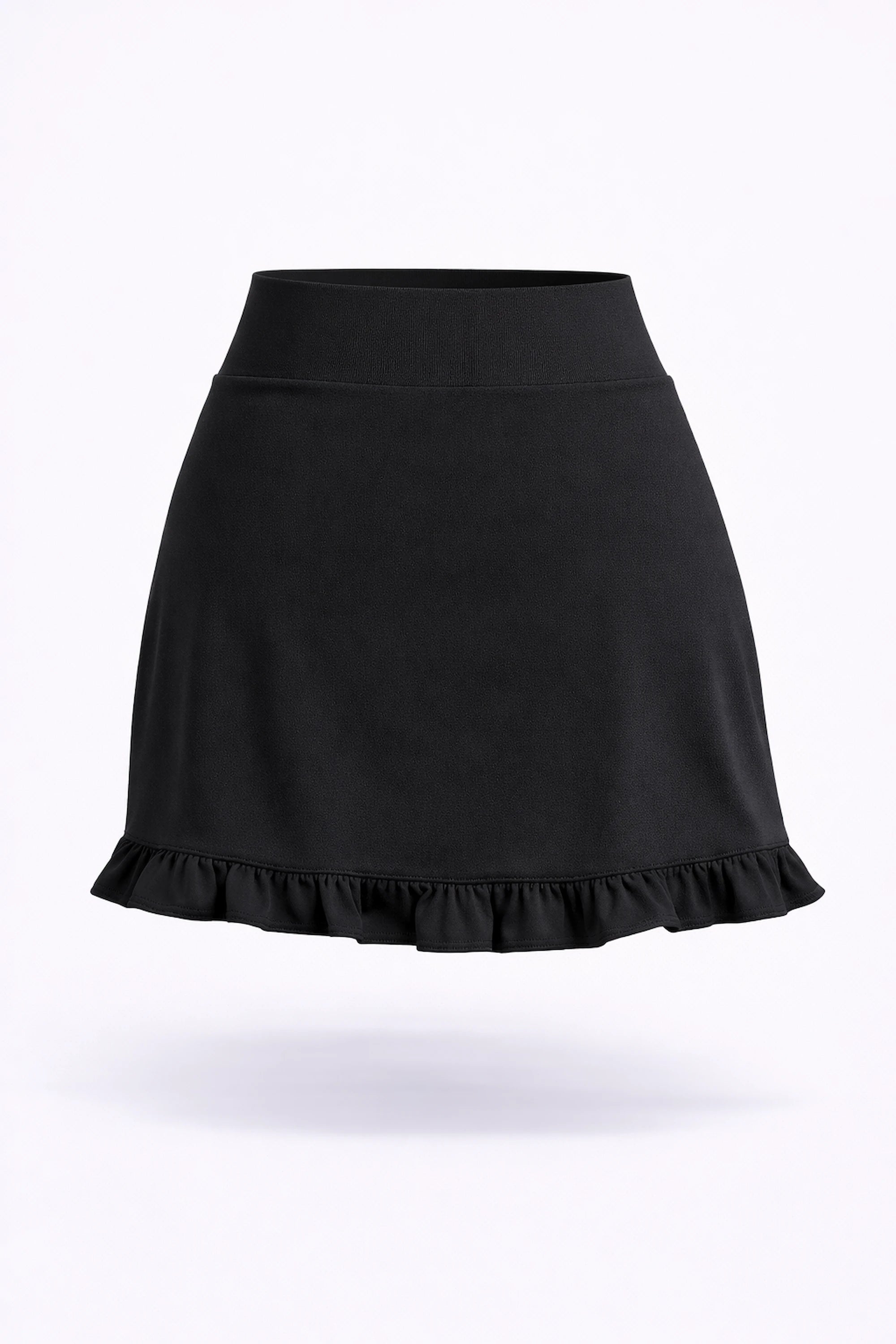 Women’s Ruffle Hem Performance UPF 50+ Skort 17" - Black