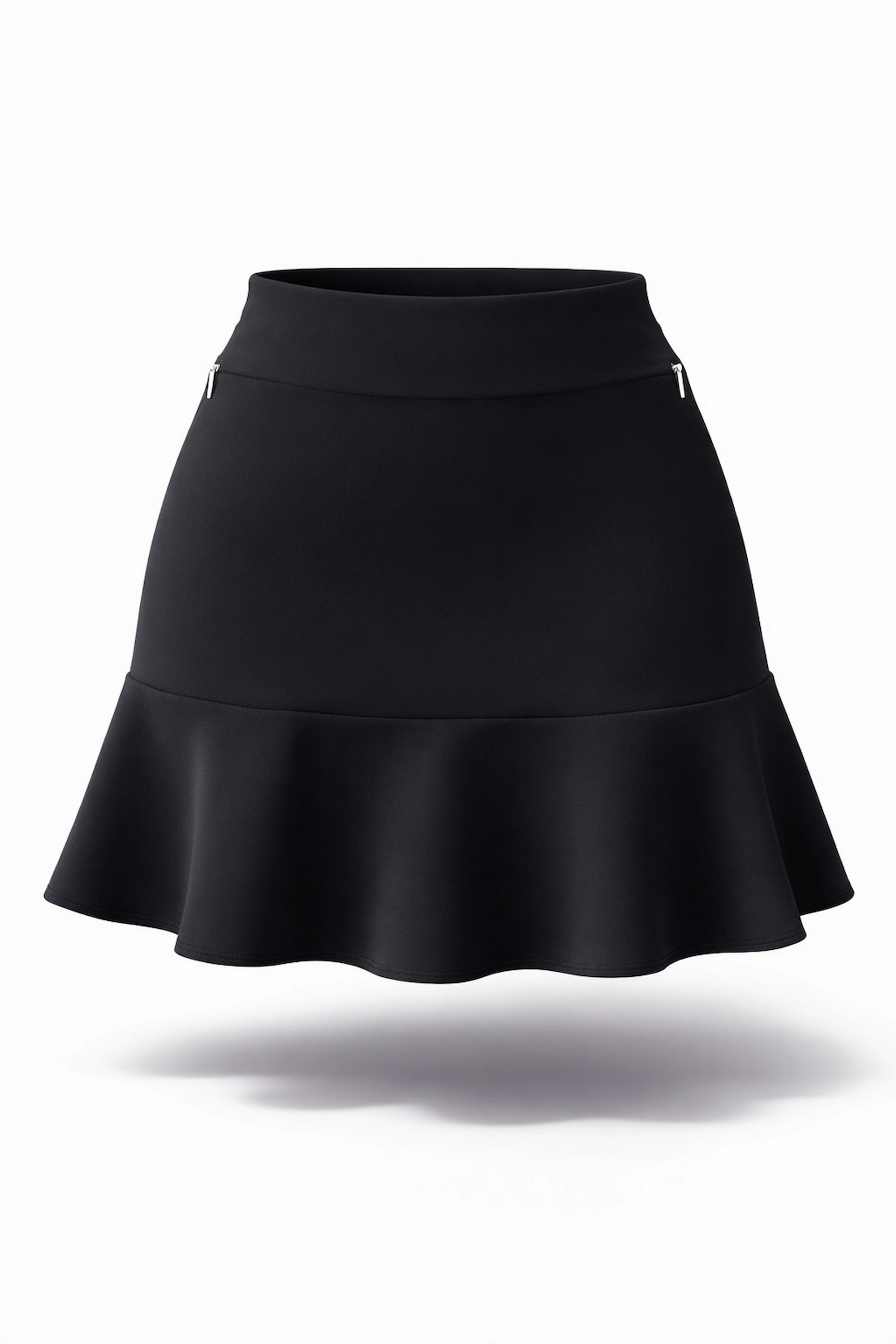Women’s Flounce Zip Pocket UPF 50+ Skort 18" - Black