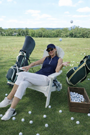 The Fairway Tailored Capri Pants - Cloudline