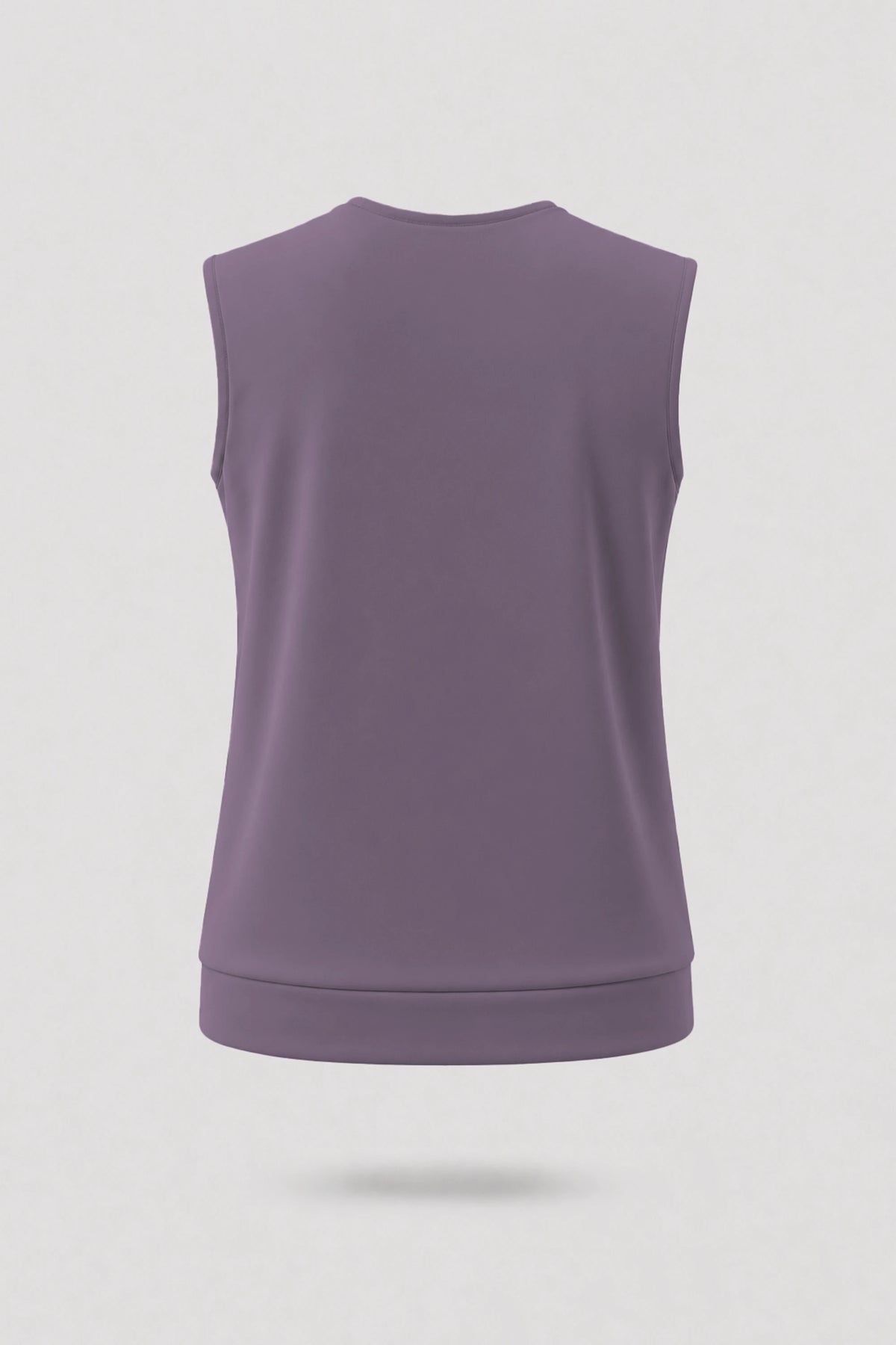 Cowl Neck Sleeveless Top - Dusty Mauve