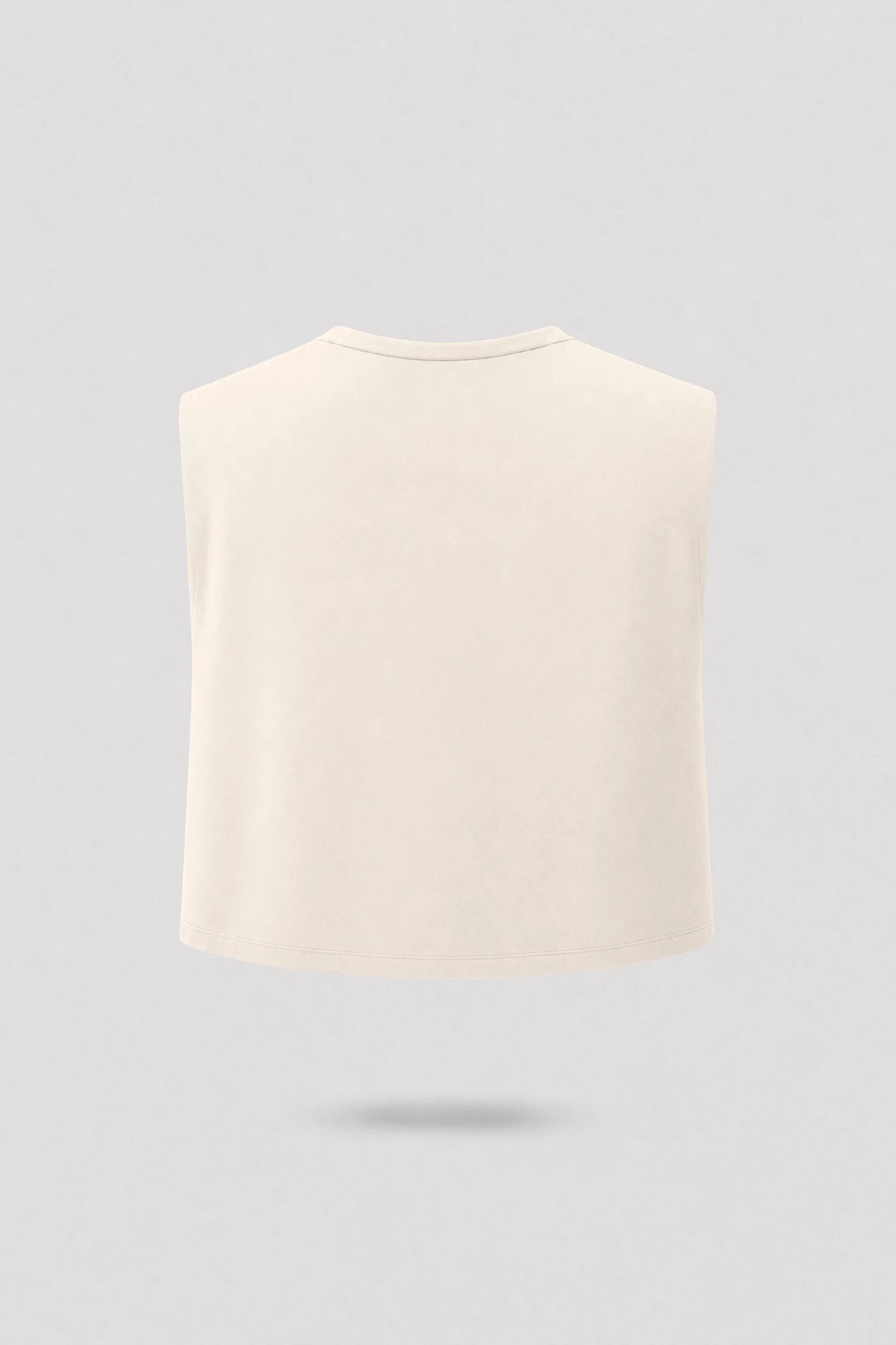 Cowl Neck Layering Top - Soft Ivory