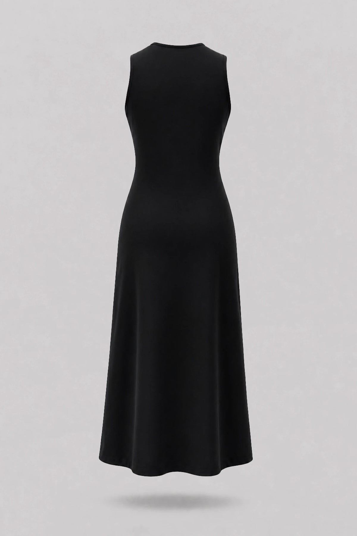 Cowl Neck Maxi Dress - Midnight Black