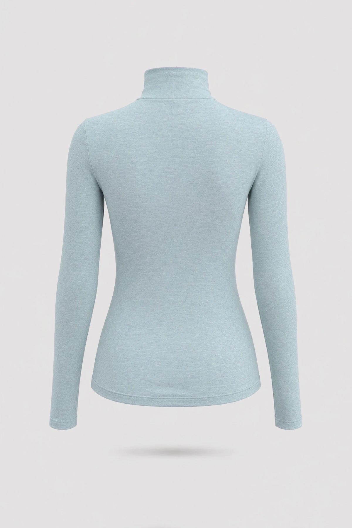 Luxe Stretch Turtleneck - Ice Blue