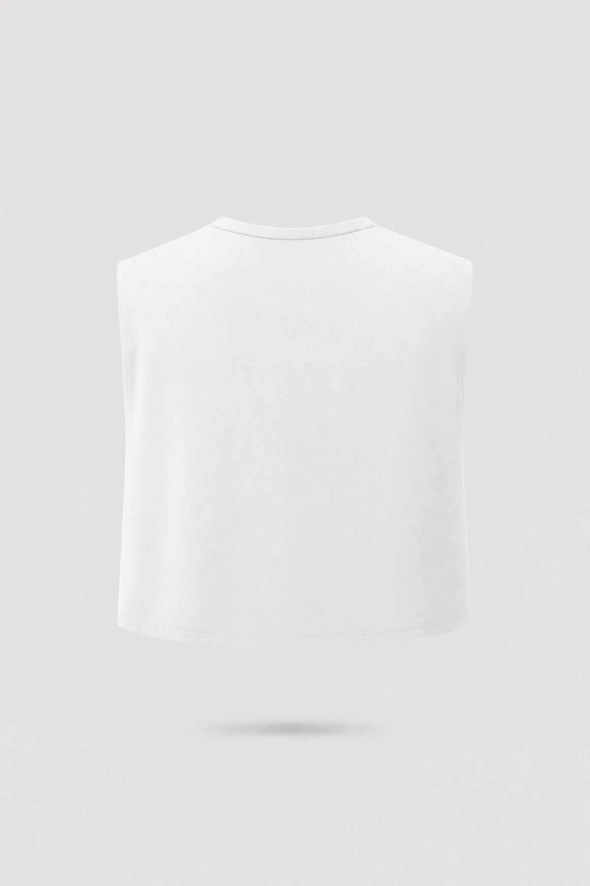 Cowl Neck Layering Top - Cloud White