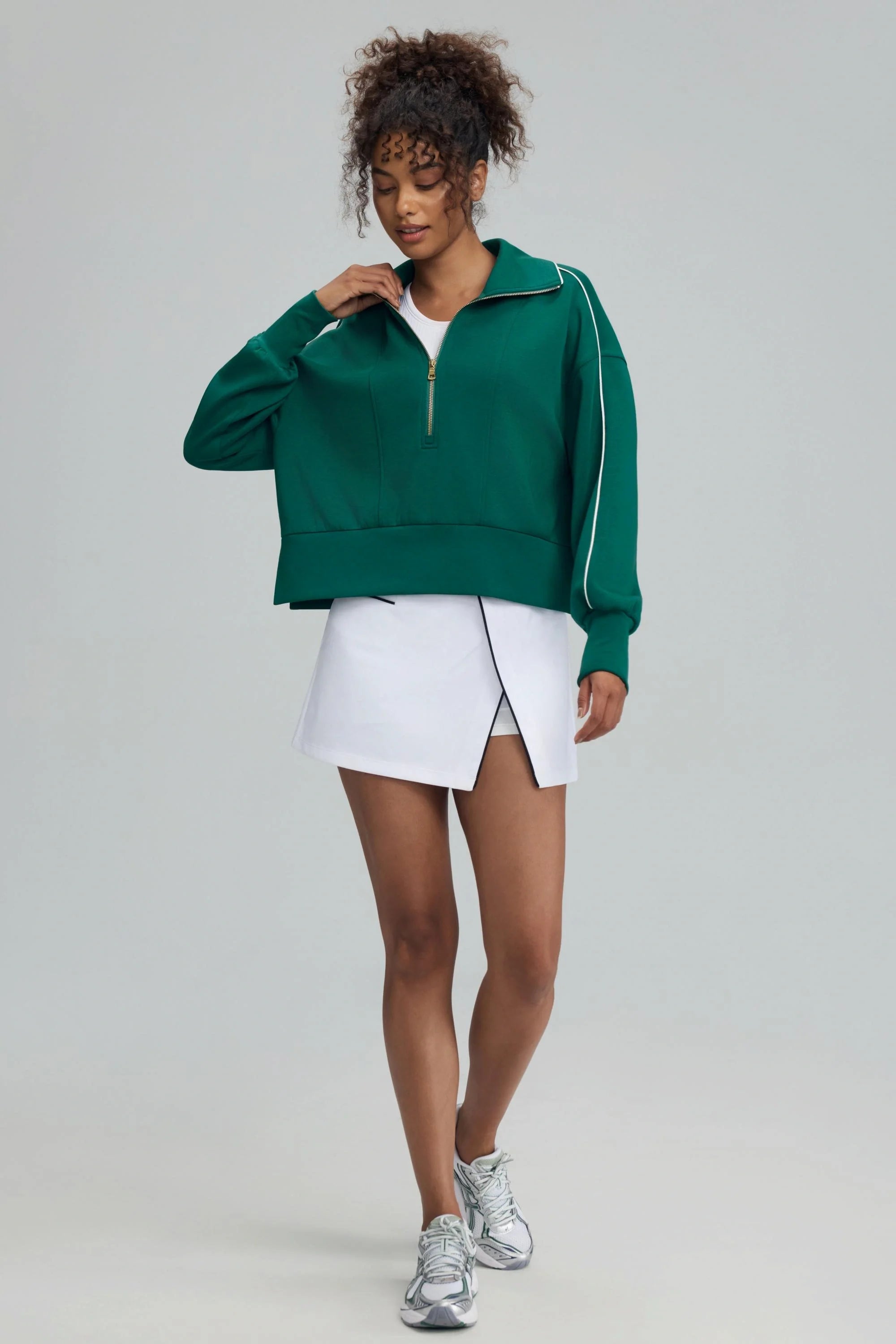 The Wrap Front Skort - Crisp White
