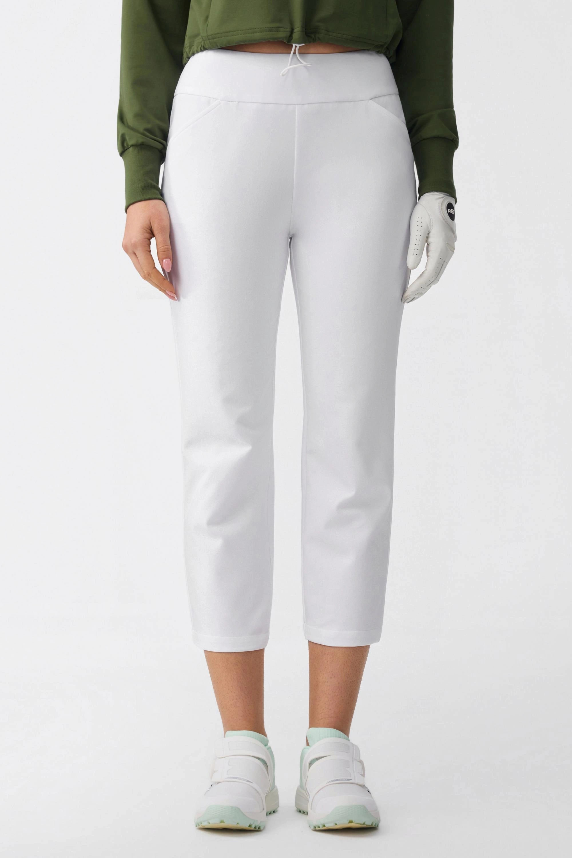 The Fairway Tailored Capri Pants - Cloudline