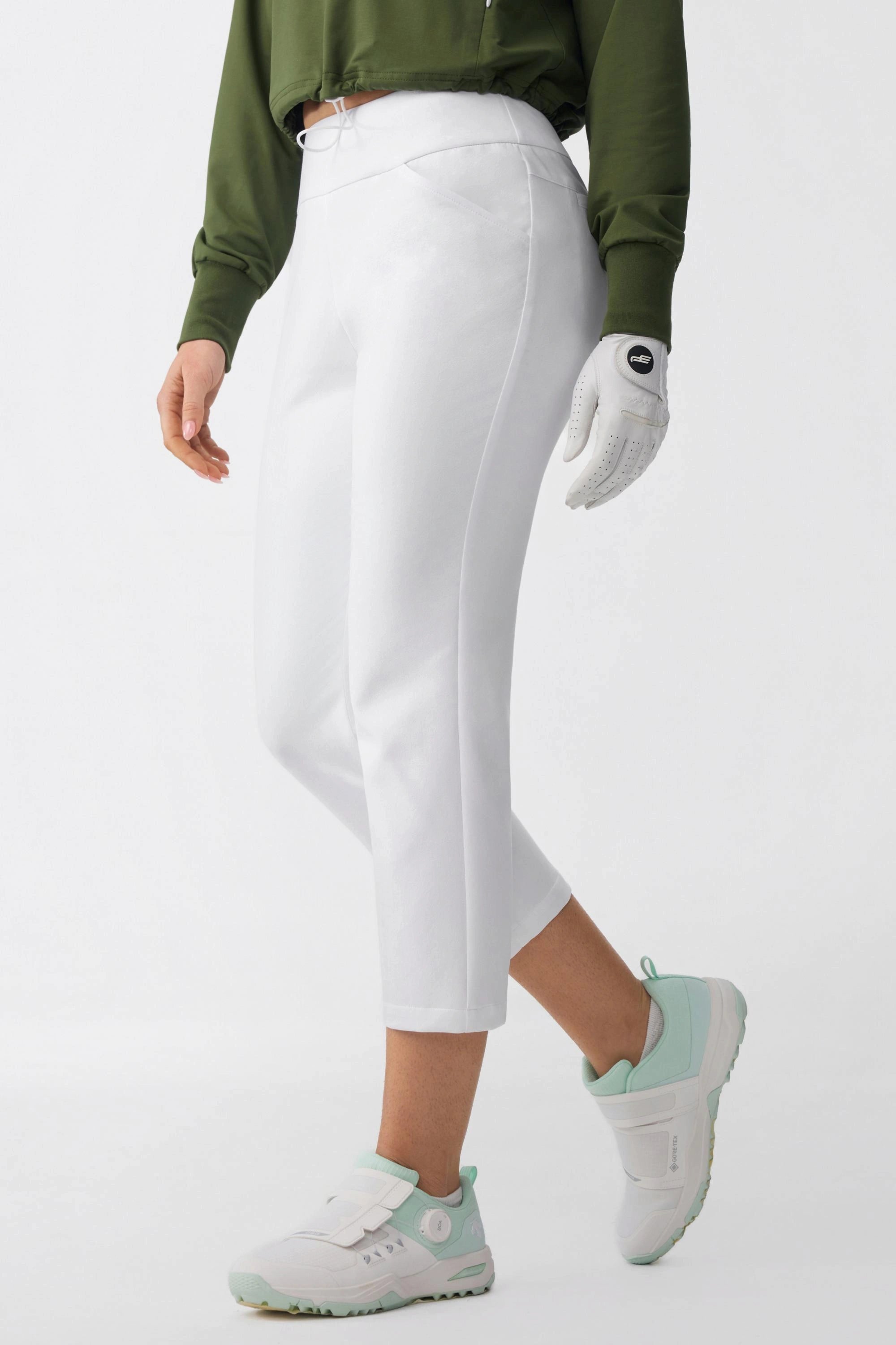 The Fairway Tailored Capri Pants - Cloudline