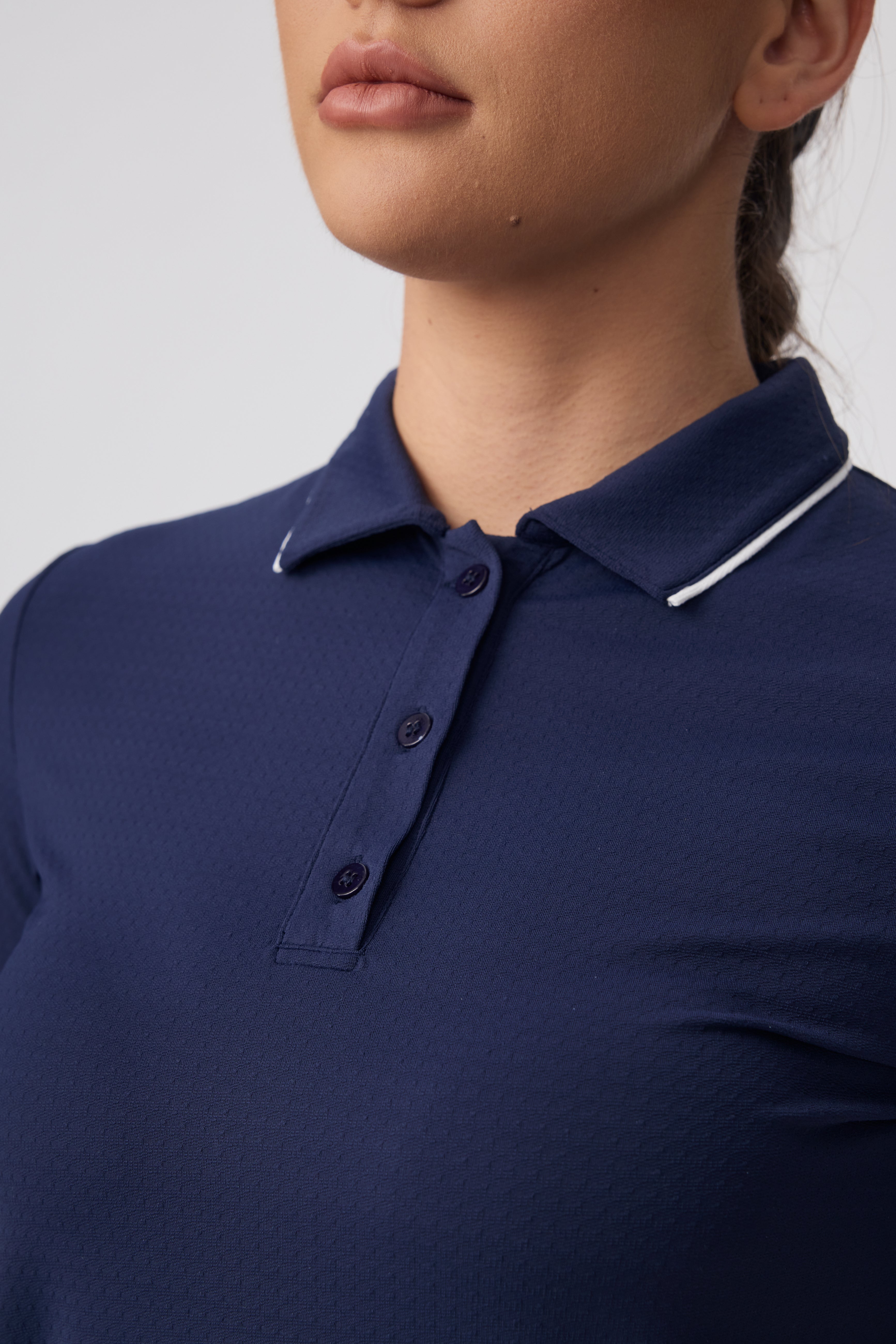 Veza Golf x Boulder Ridge 25/26 Collection Short Sleeve Polo - Midnight Navy
