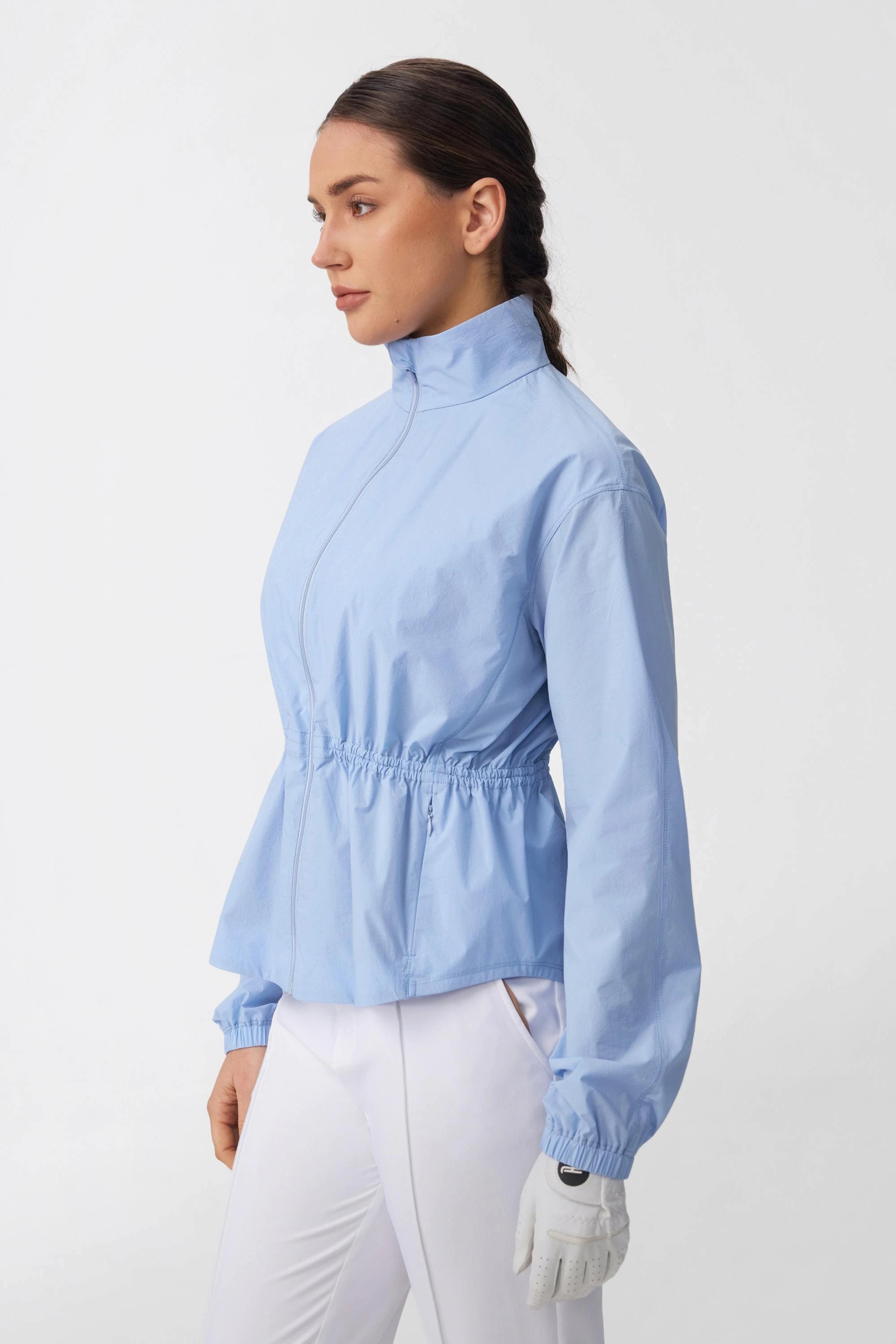 The Cinched Everyday Jacket - Powder Blue