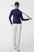 The Long Sleeve Performance Zip - Midnight Navy