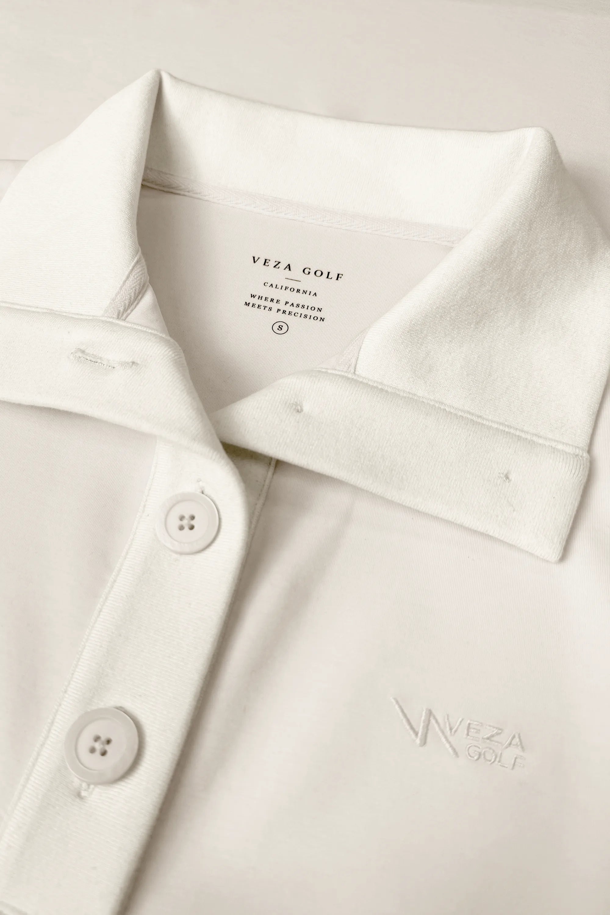 Asymmetric Wrap Golf Dress - Soft Ivory