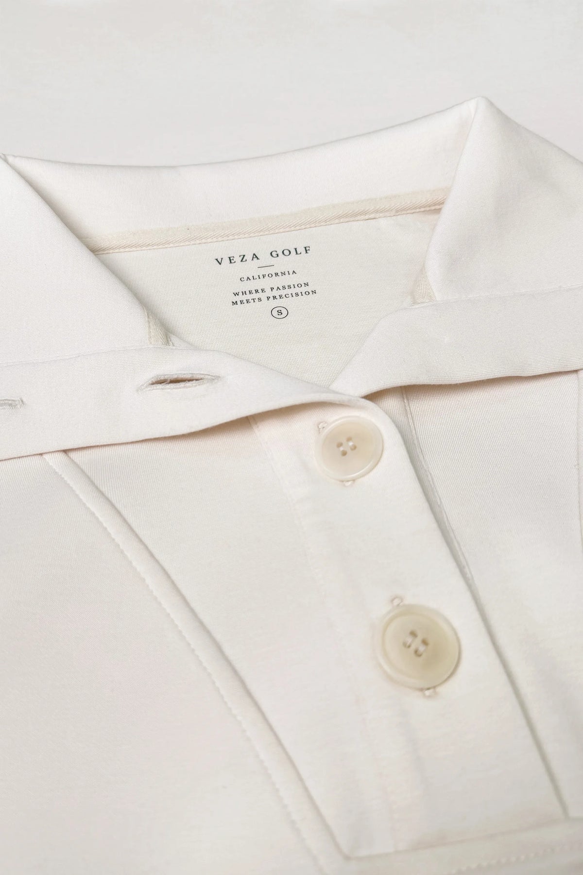 Convertible Collar Golf Vest - Ivory