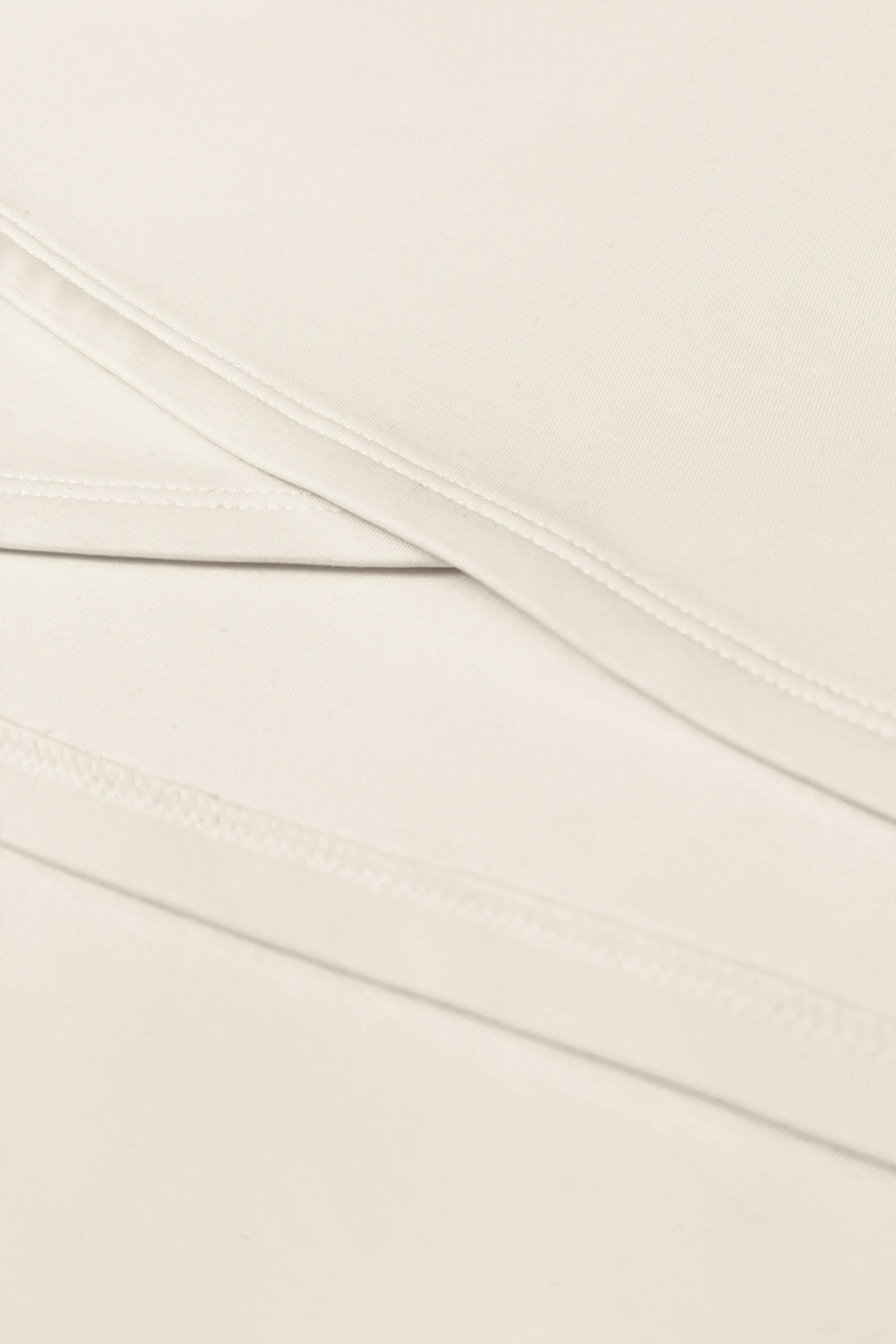 Asymmetric Wrap Golf Dress - Soft Ivory