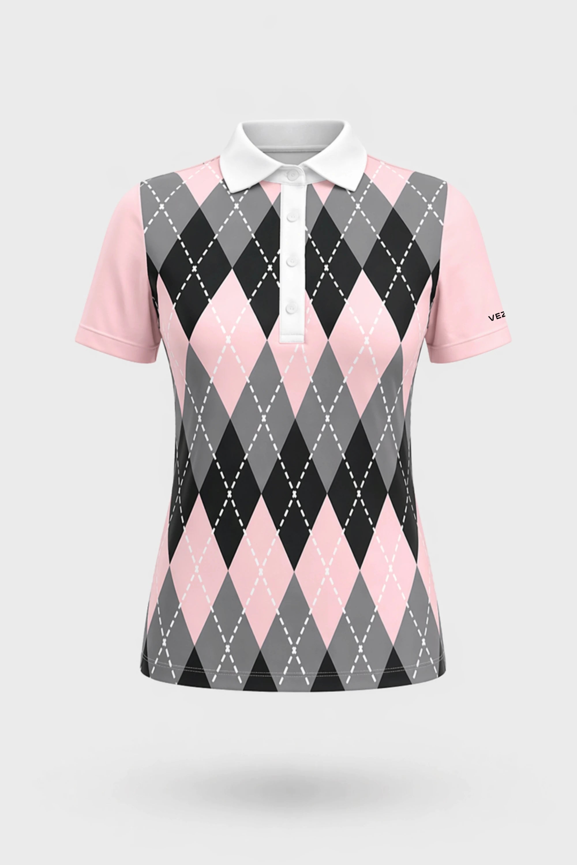 The Sculpt Golf Polo - Argyle