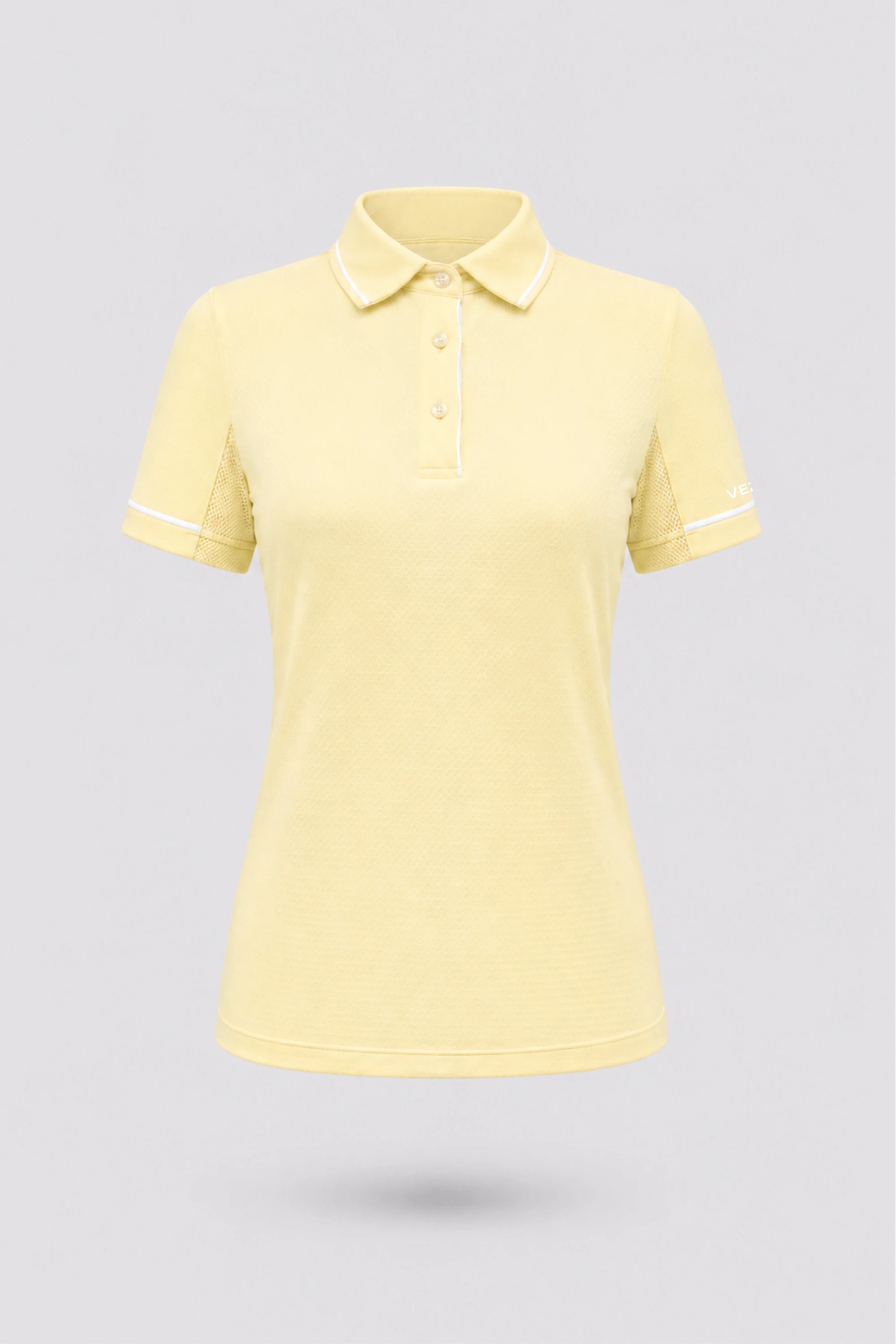The Sculpt Golf Polo - Yellow