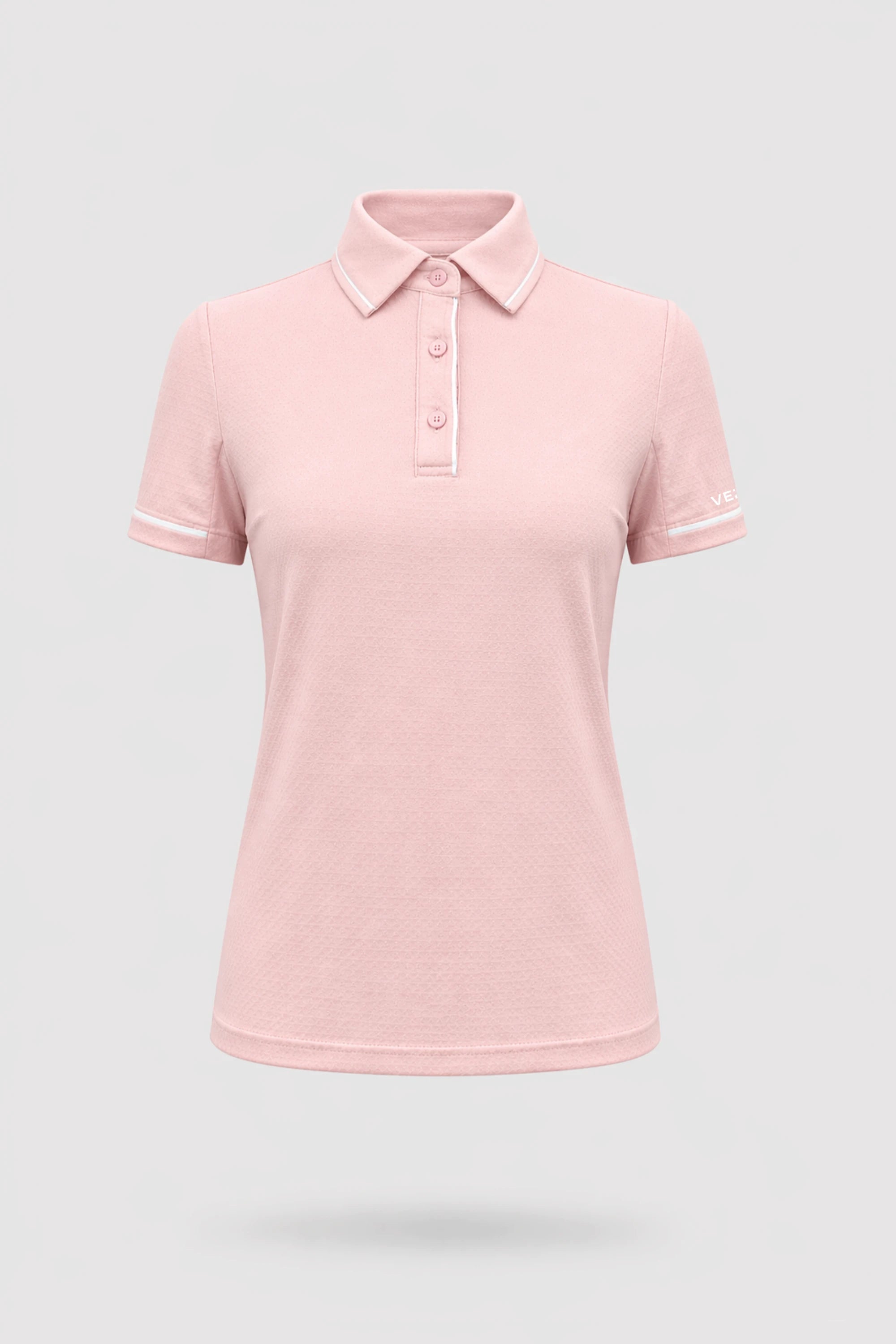 The Sculpt Golf Polo - Pink